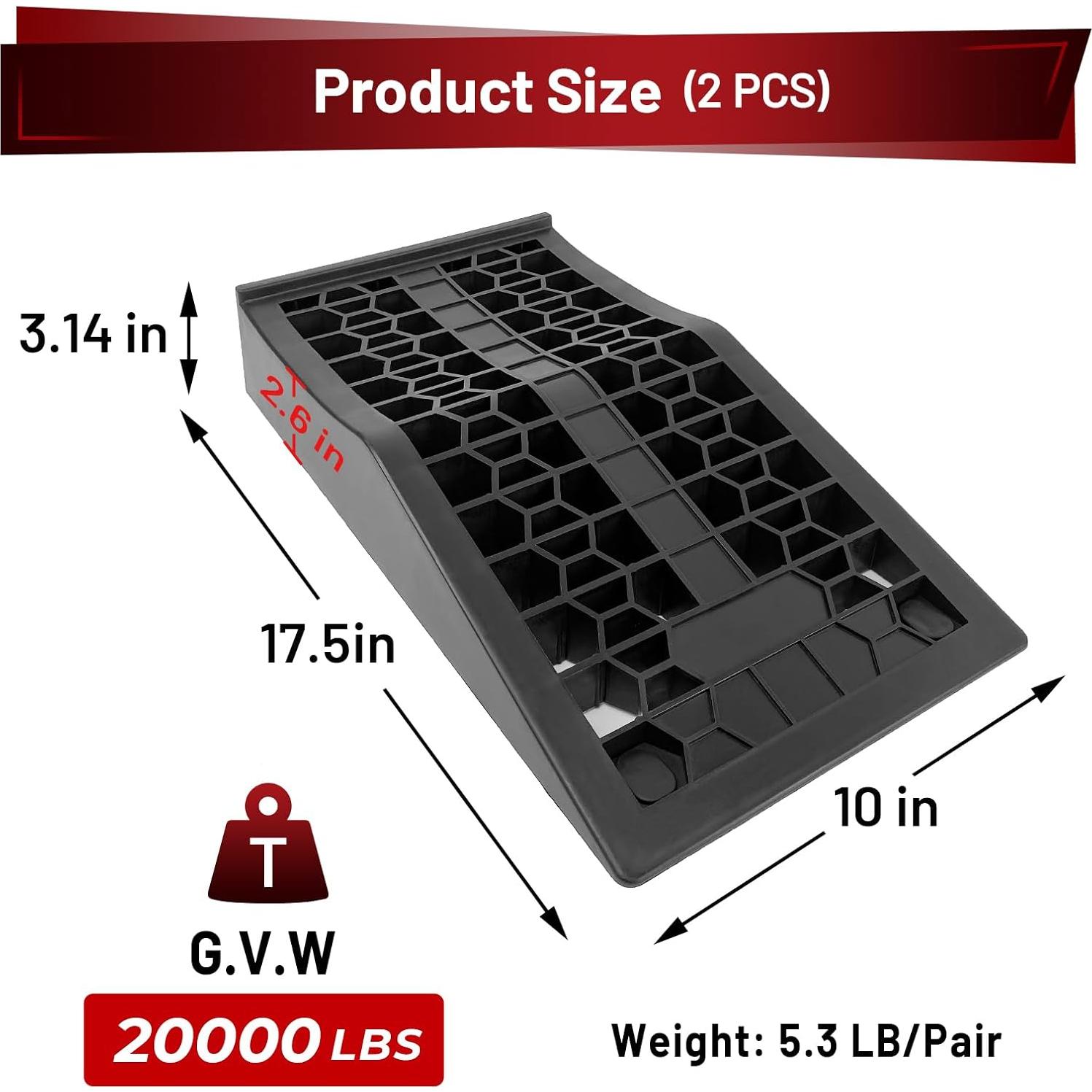 Rampas de Coche ROBLOCK RBTS265 para Vehículos de Bajo Chasis