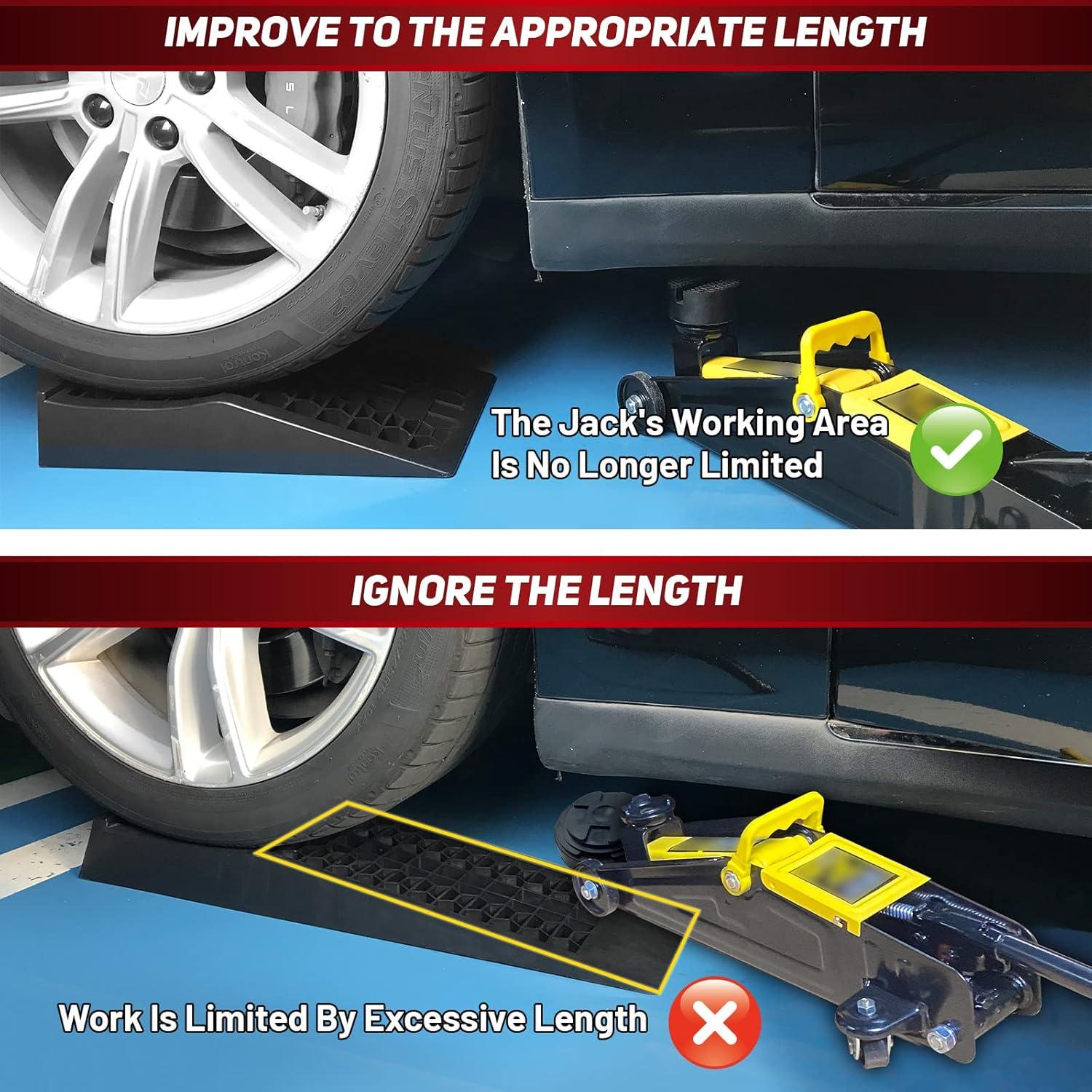 Rampas de Coche ROBLOCK RBTS265 para Vehículos de Bajo Chasis