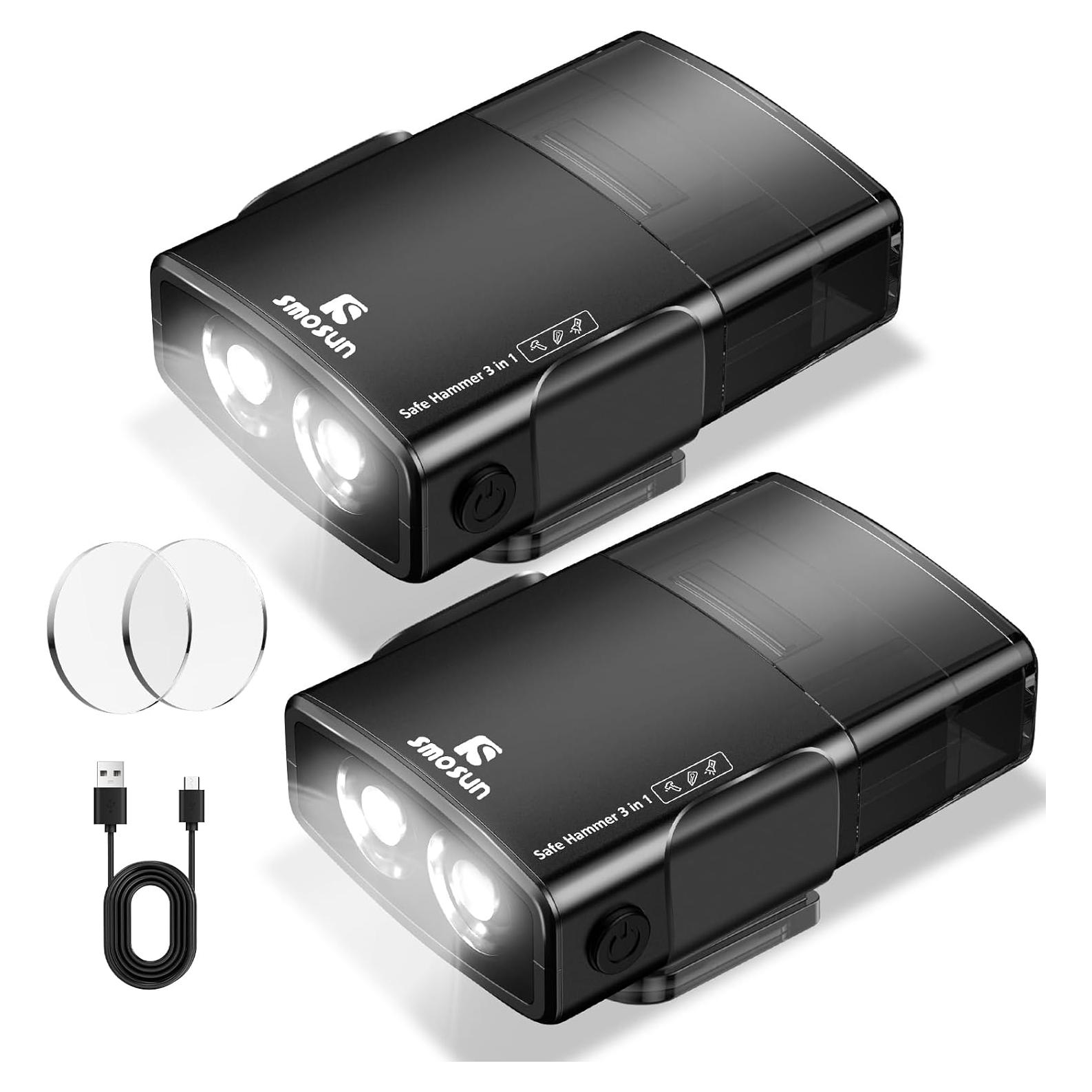 Martillo de Seguridad 3 en 1 Gemgong Cortador y Rompe Cristales