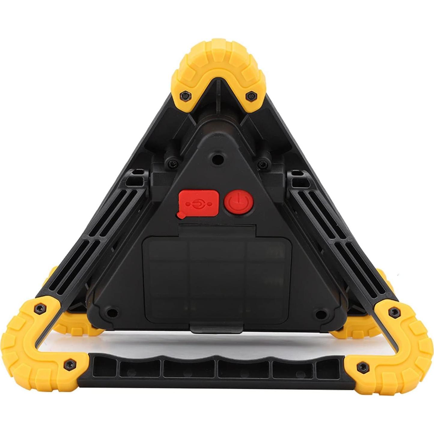 Triángulo de Advertencia LED Lwuey 18x18cm Recargable