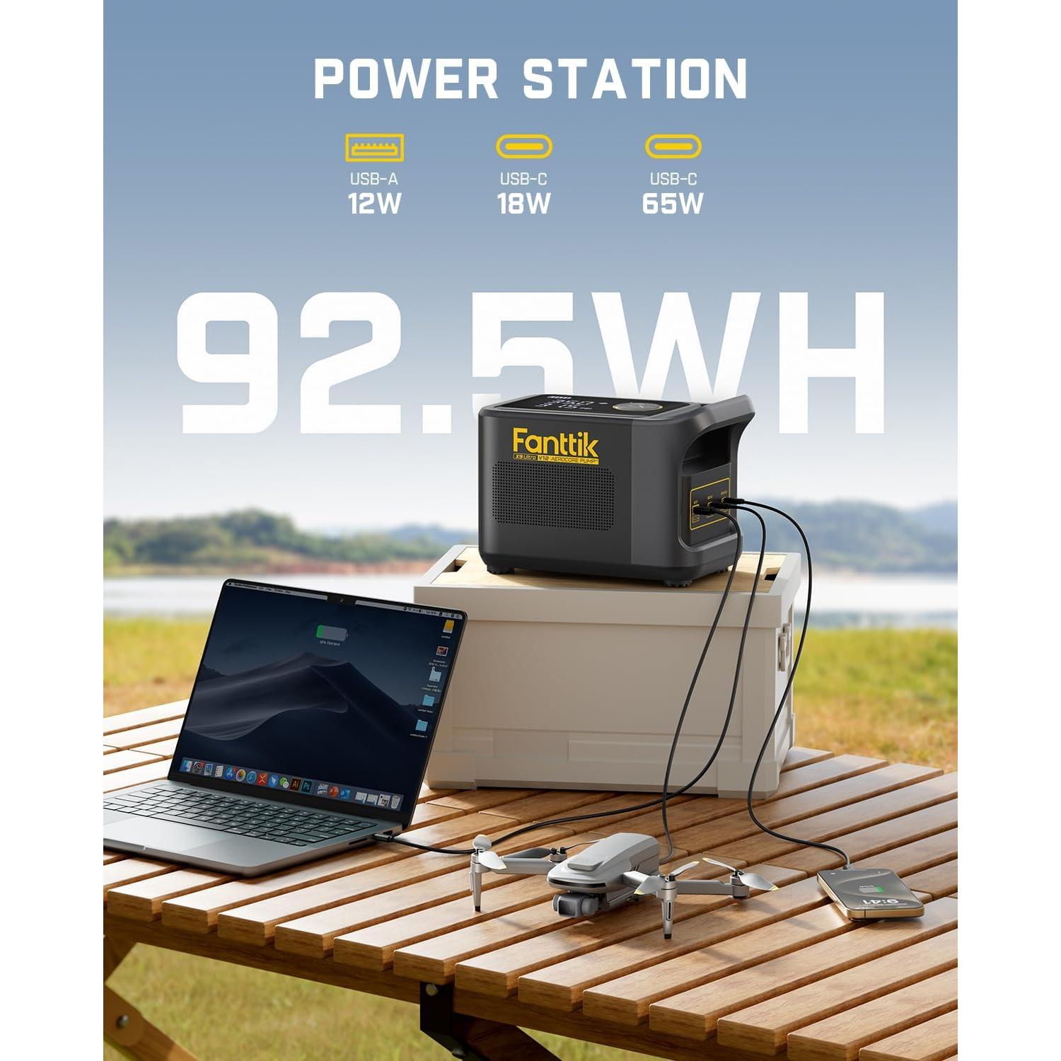 Inflador de Neumáticos Fanttik X9 Ultra 3 en 1 Digital