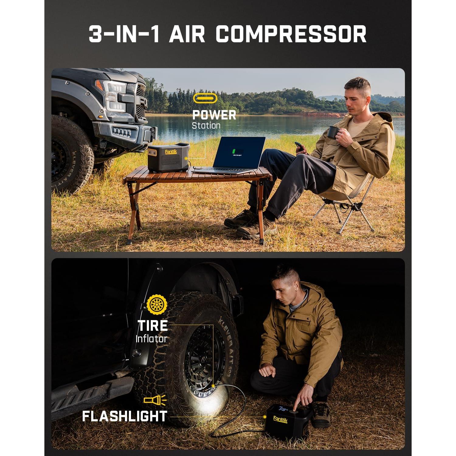 Inflador de Neumáticos Fanttik X9 Ultra 3 en 1 Digital