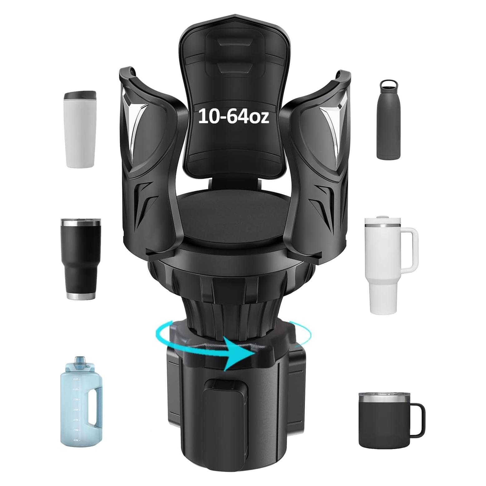 Soporte para Tazas de Coche Easkkty Ajustable Universal 6.1-13.5 cm