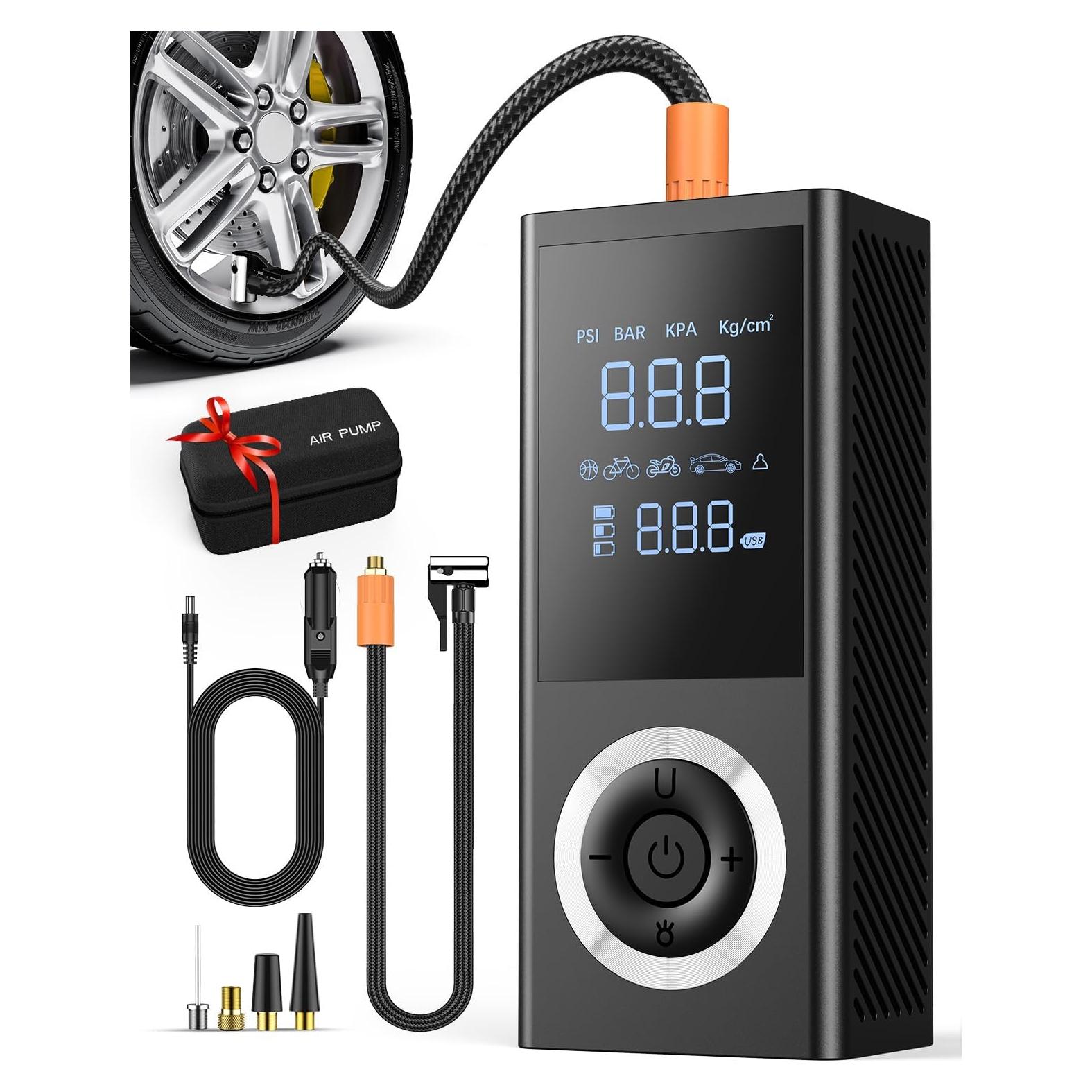 Compresor de Aire Portátil Dormzie ST06-S 150 PSI con Luz LED