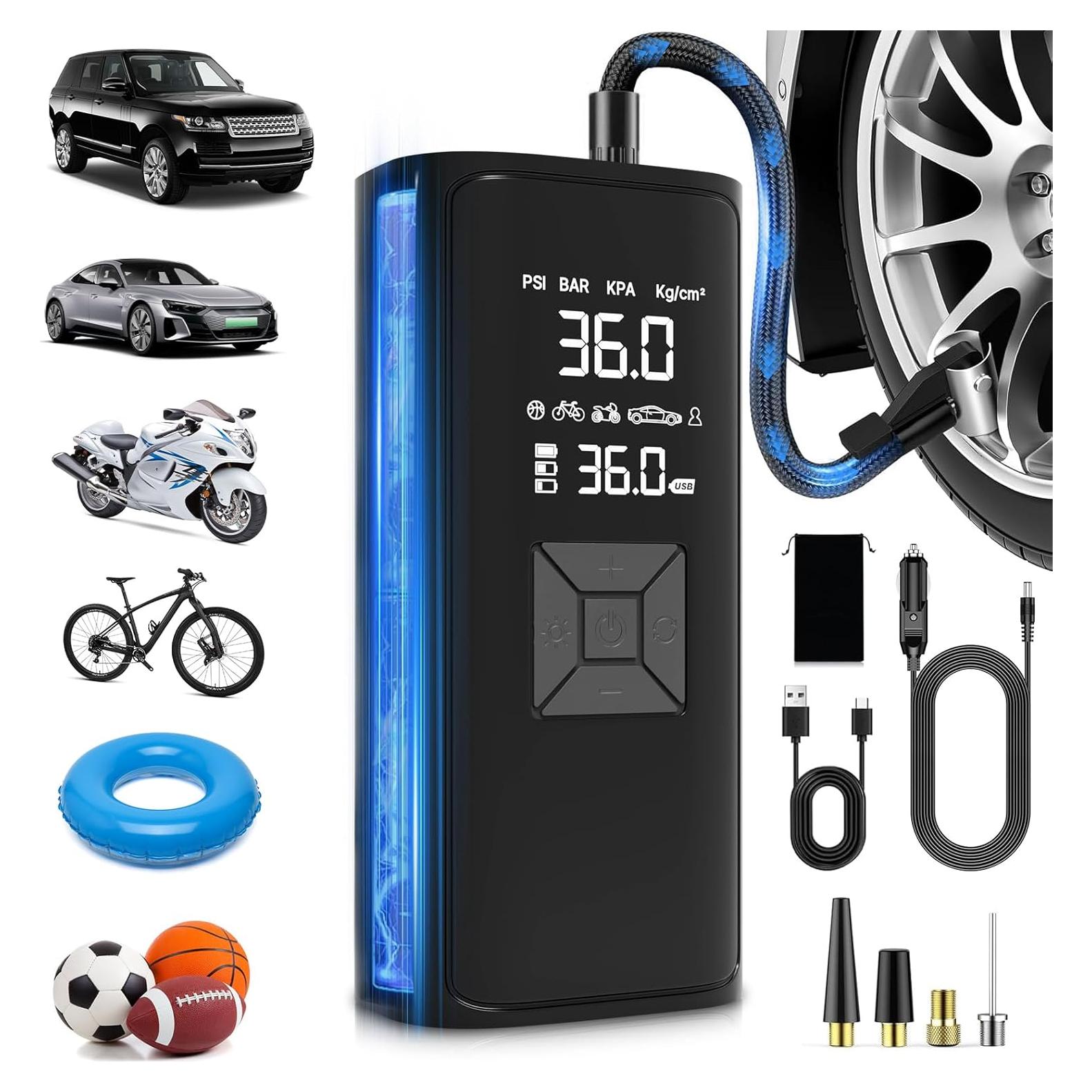 Compresor de Aire Portátil Genérico 150 PSI Bomba Sin Cable