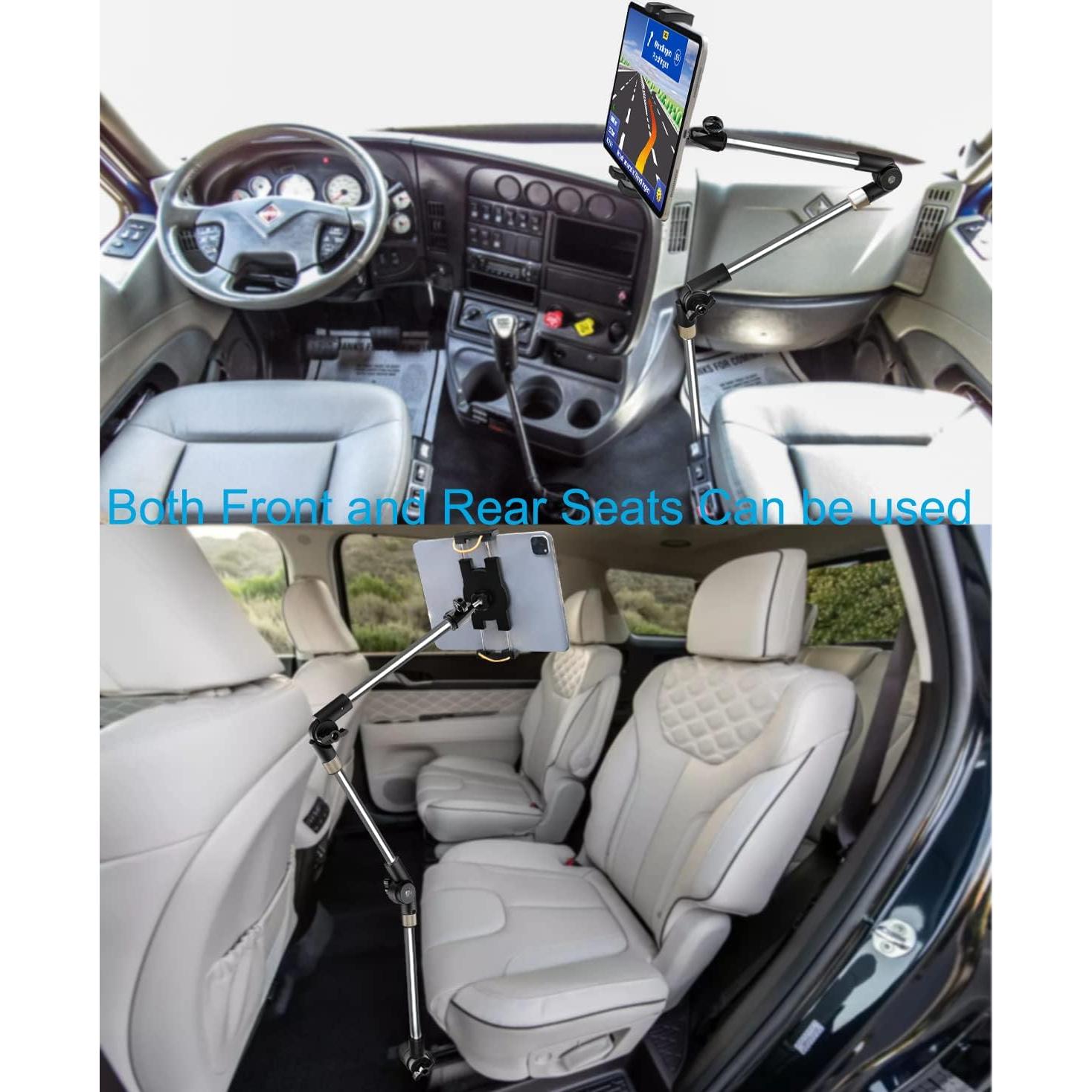 Soporte de Tablet para Riel de Asiento de Coche Woleyi 50 cm