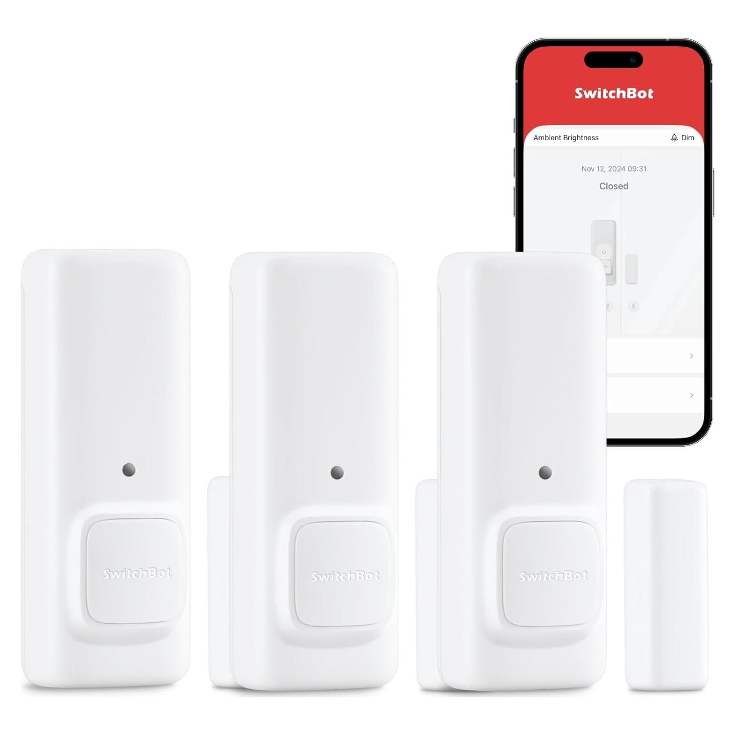 Sensor de Contacto SwitchBot para Puertas y Ventanas - Seguridad Inteligente