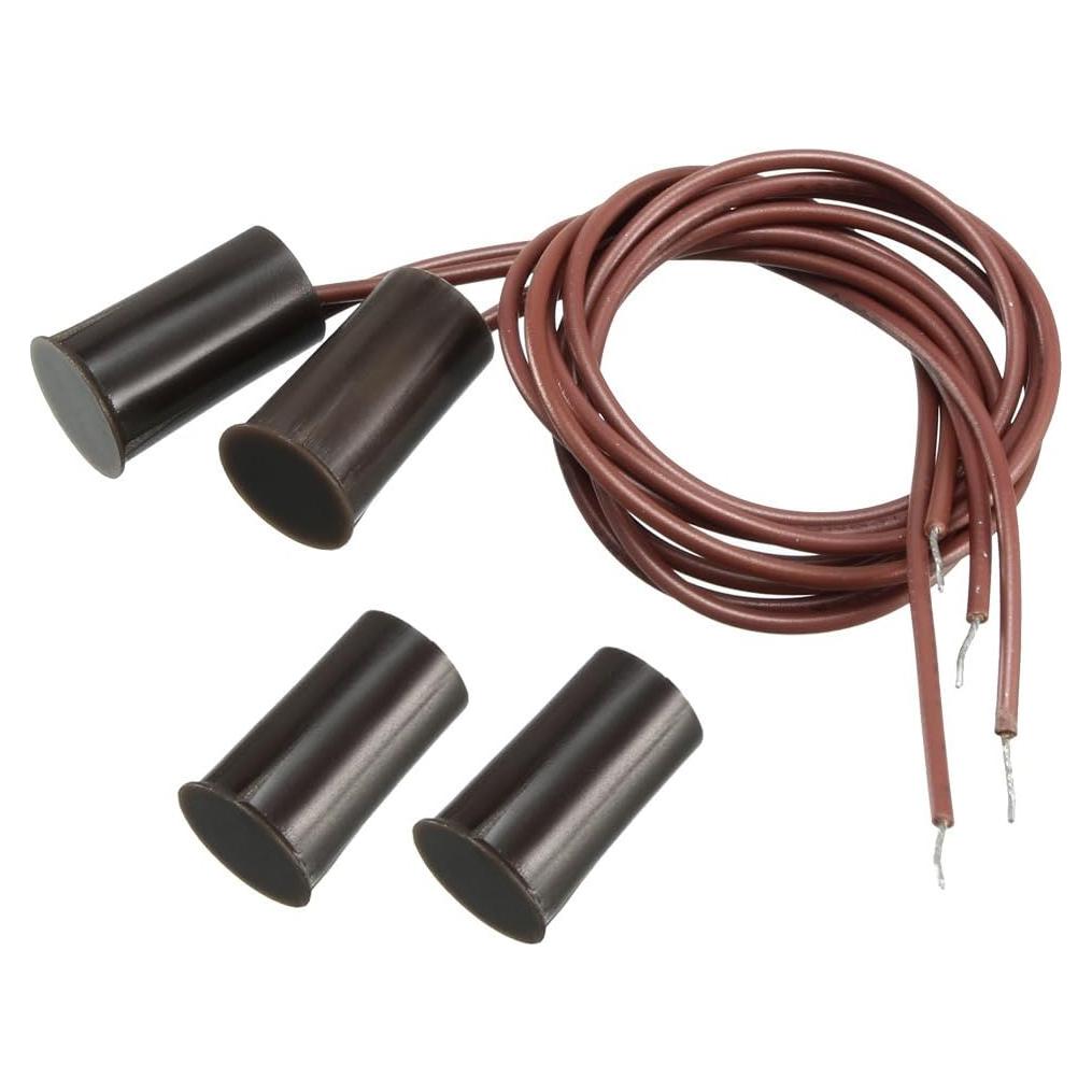 Sensor de Alarma Magnético Recesado uxcell RC-33 2pcs 10mm