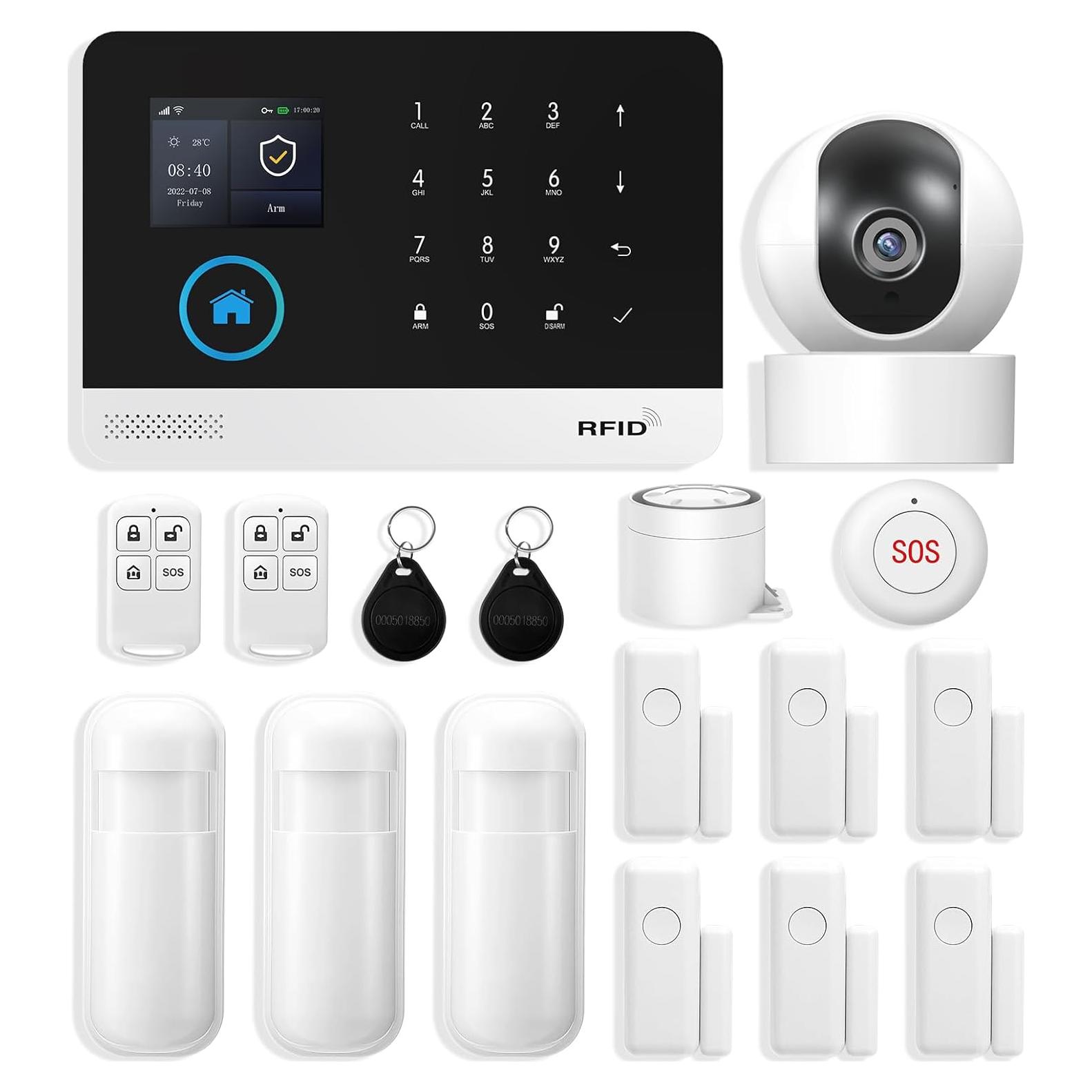 Sistema de Seguridad Inalámbrico Clouree 17 Piezas HD 1080p