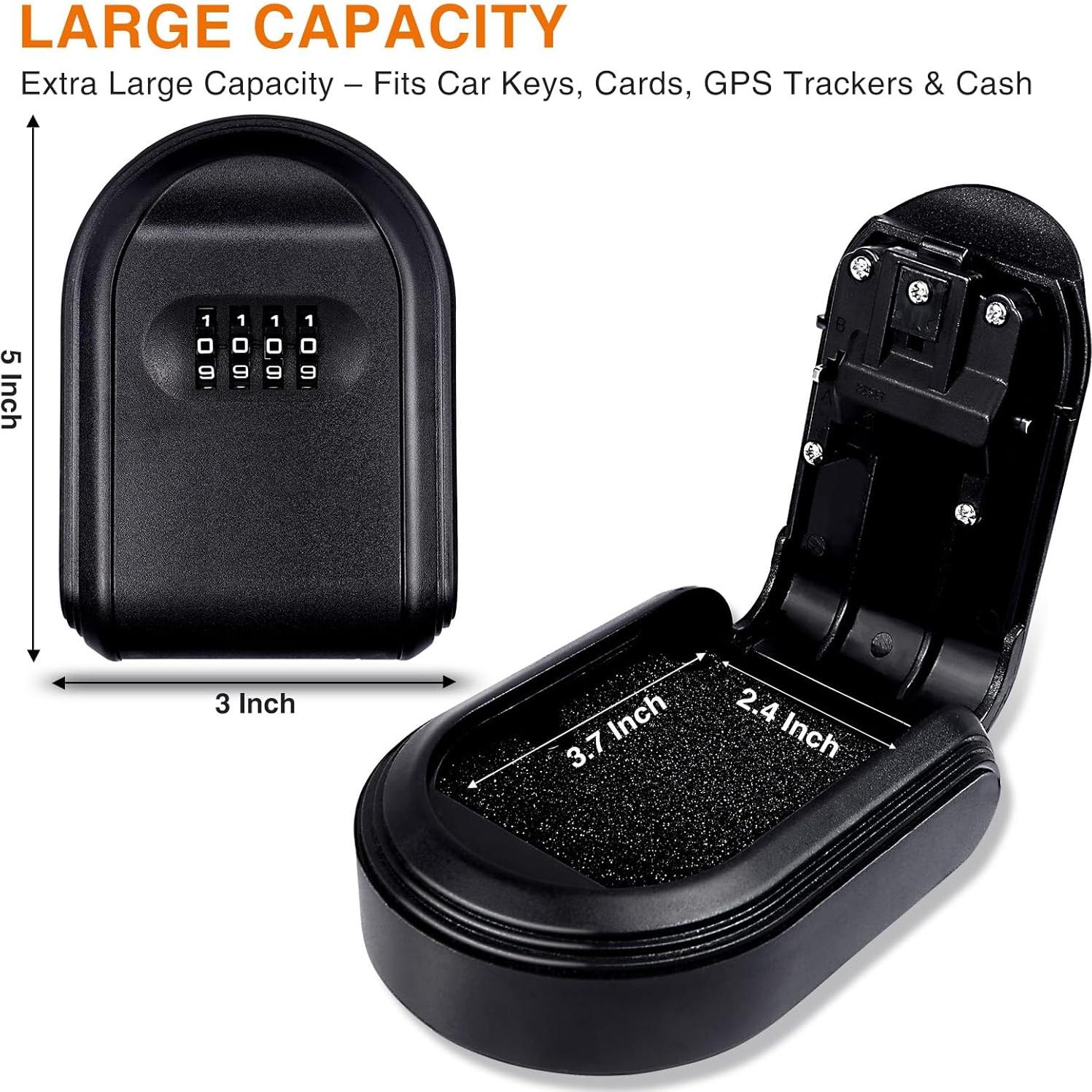 Caja de Llave Magnética Domthent con Combinación y 5 Imanes