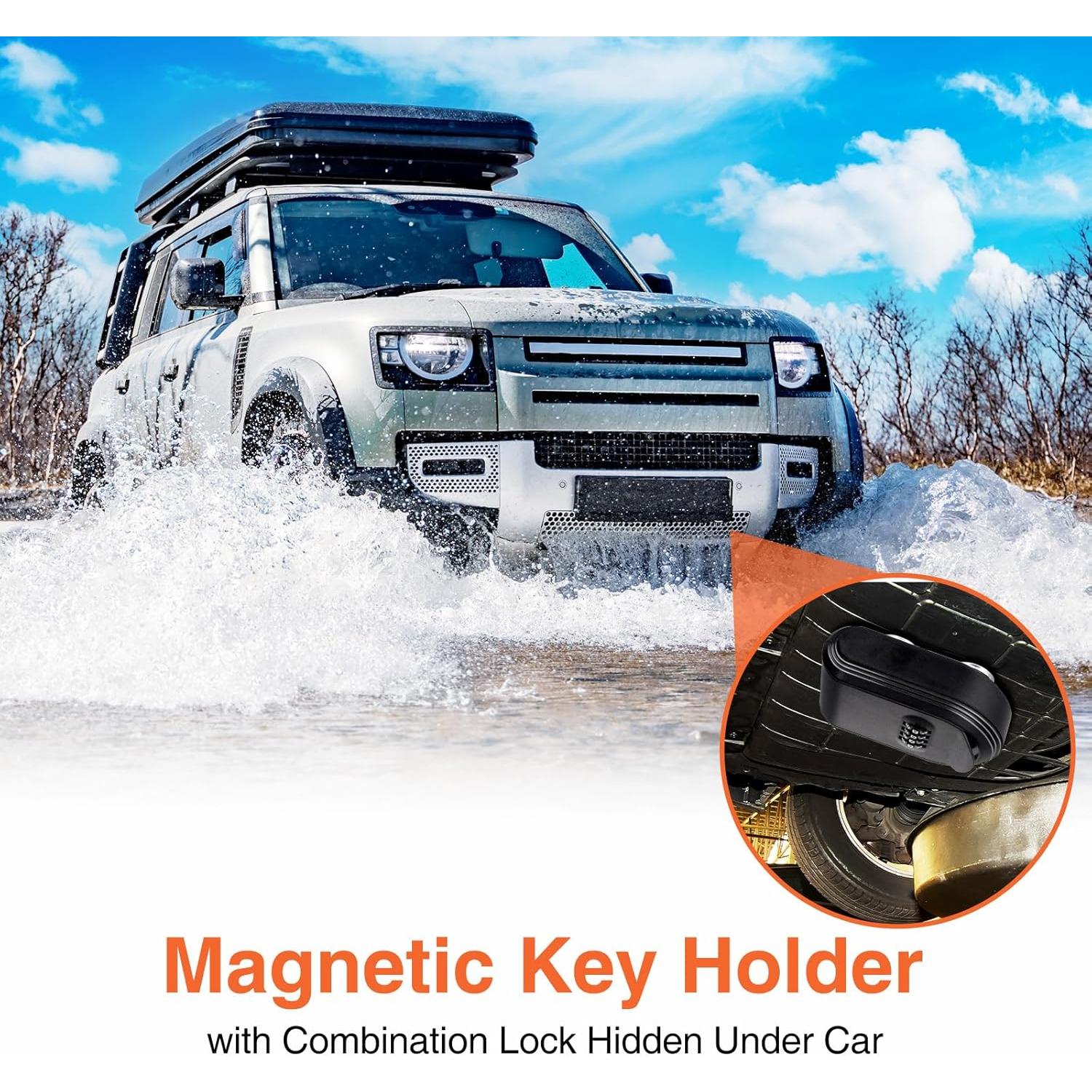 Caja de Llave Magnética Domthent con Combinación y 5 Imanes