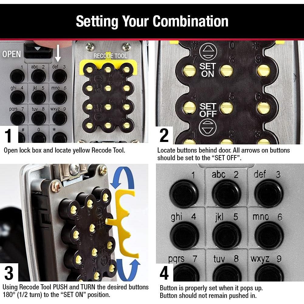 Caja de Llave Master Lock 5422EC2, Montaje en Pared, 2 Piezas