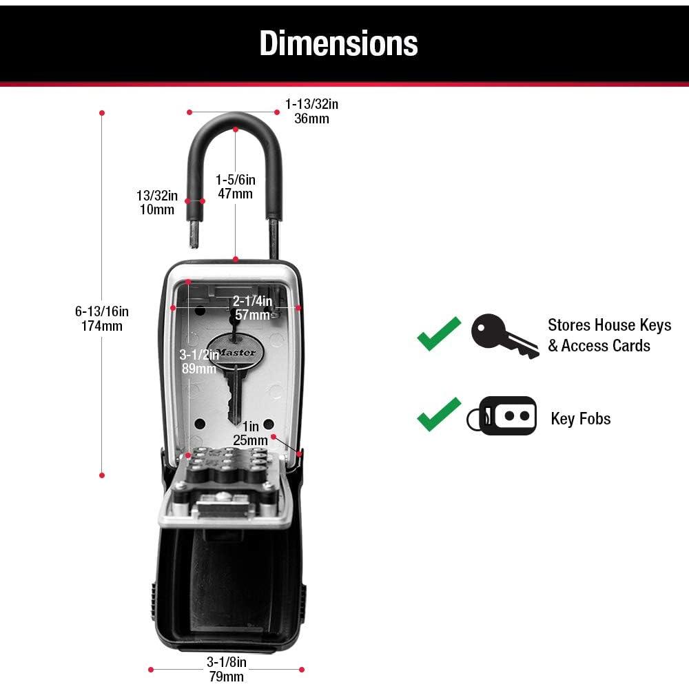 Caja de Llave Master Lock 5422EC2, Montaje en Pared, 2 Piezas