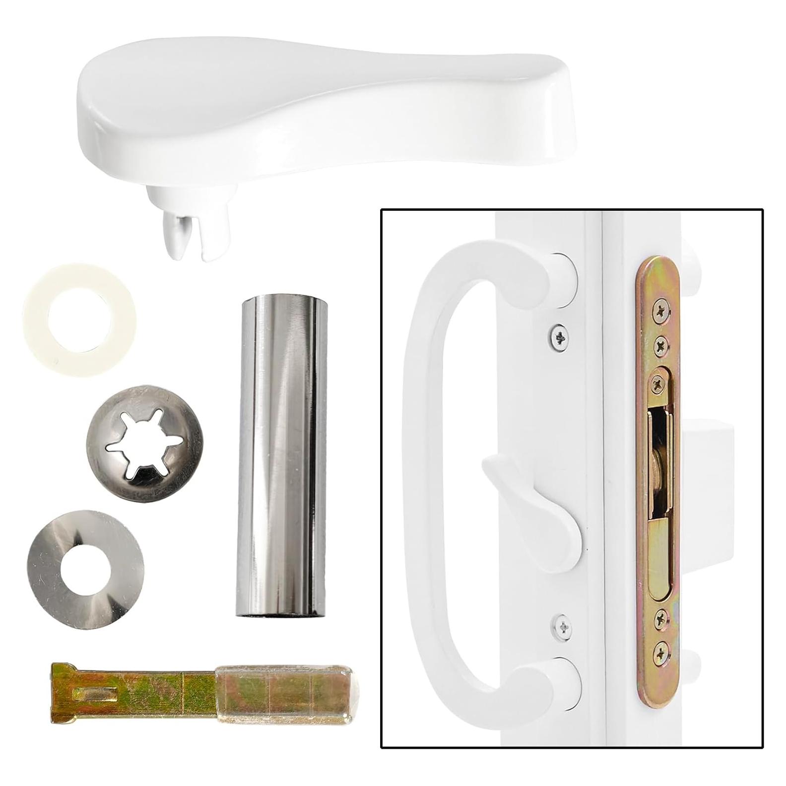 Palanca de Pestillo Deslizante DECEBALUS Blanca 3.5 cm