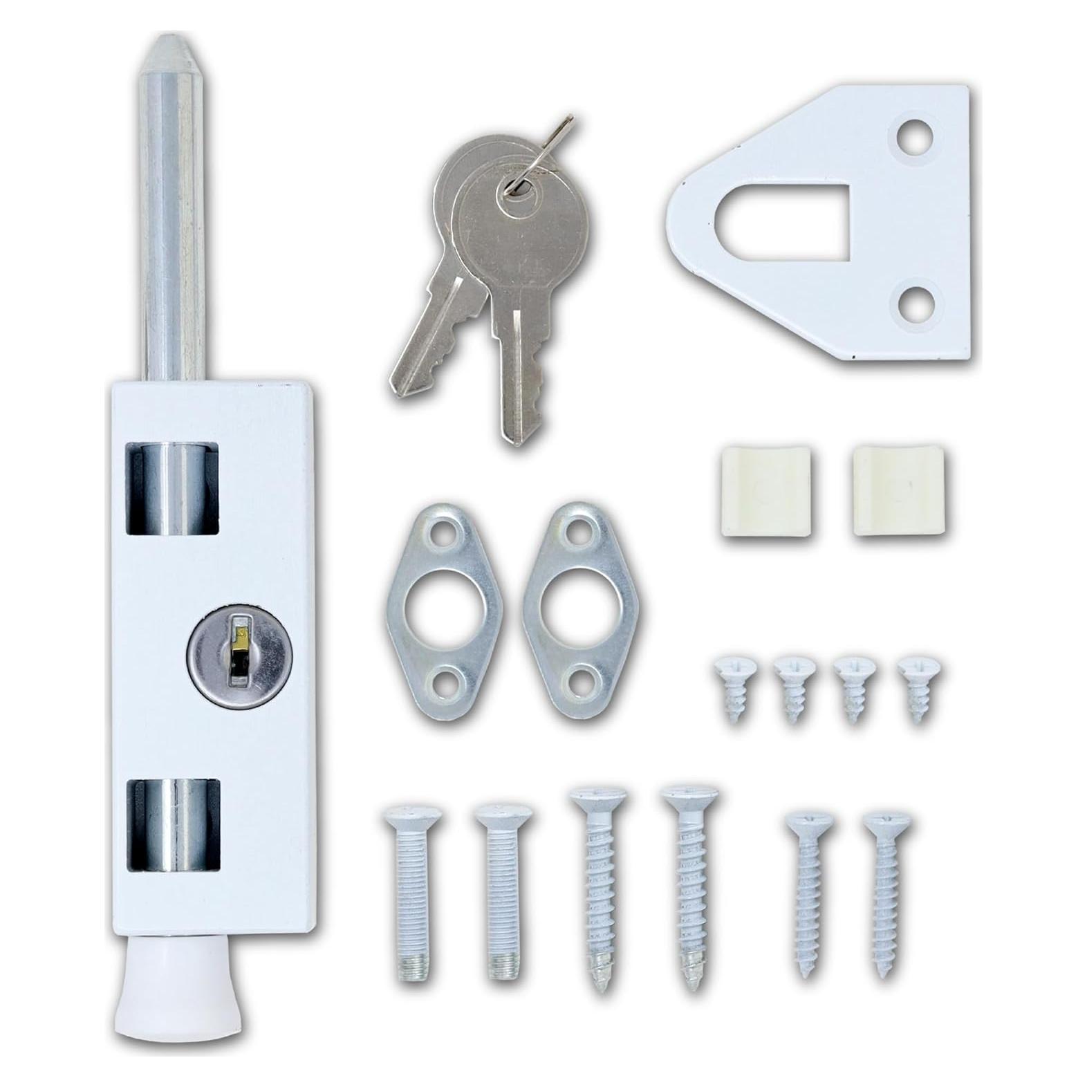 Cerradura de Puerta Corredera Summit Doorware con 2 Llaves