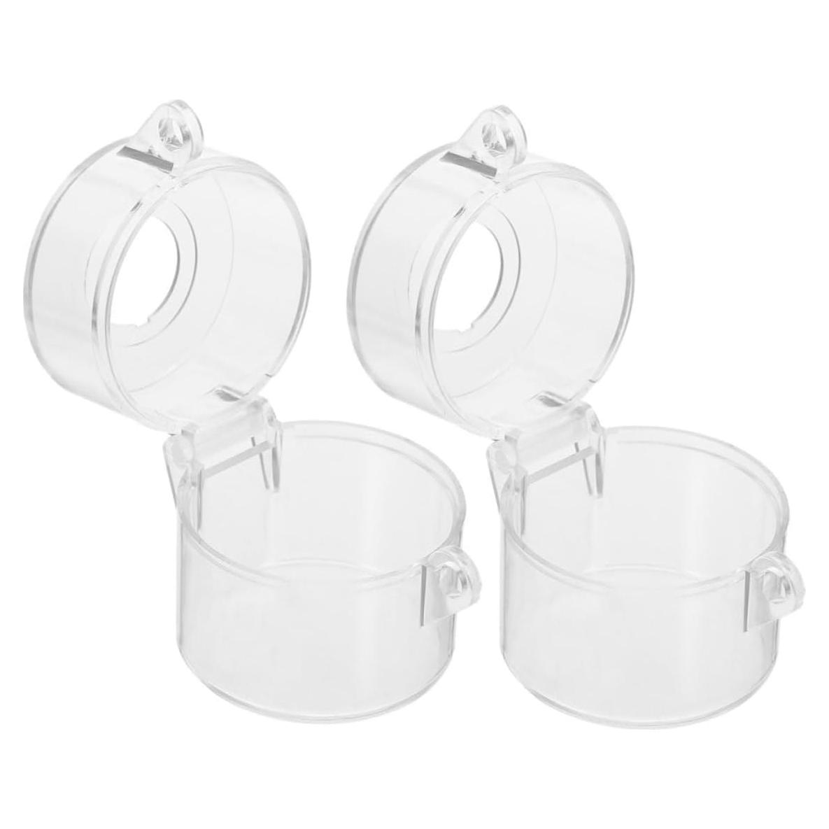 Cubierta de Botón de Seguridad Topperfun 2 Pcs Transparente