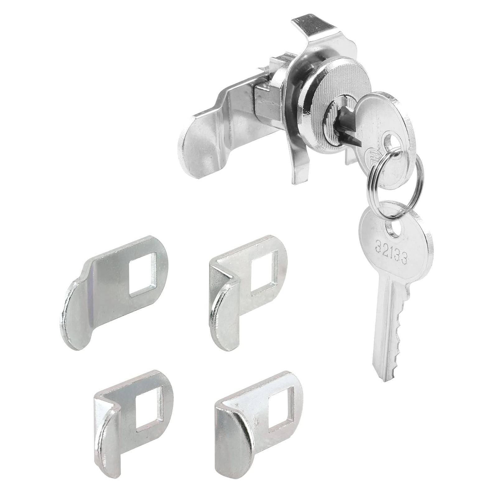 Cerradura de Buzón Prime-Line S 4140 Niquelada - 5 Pines