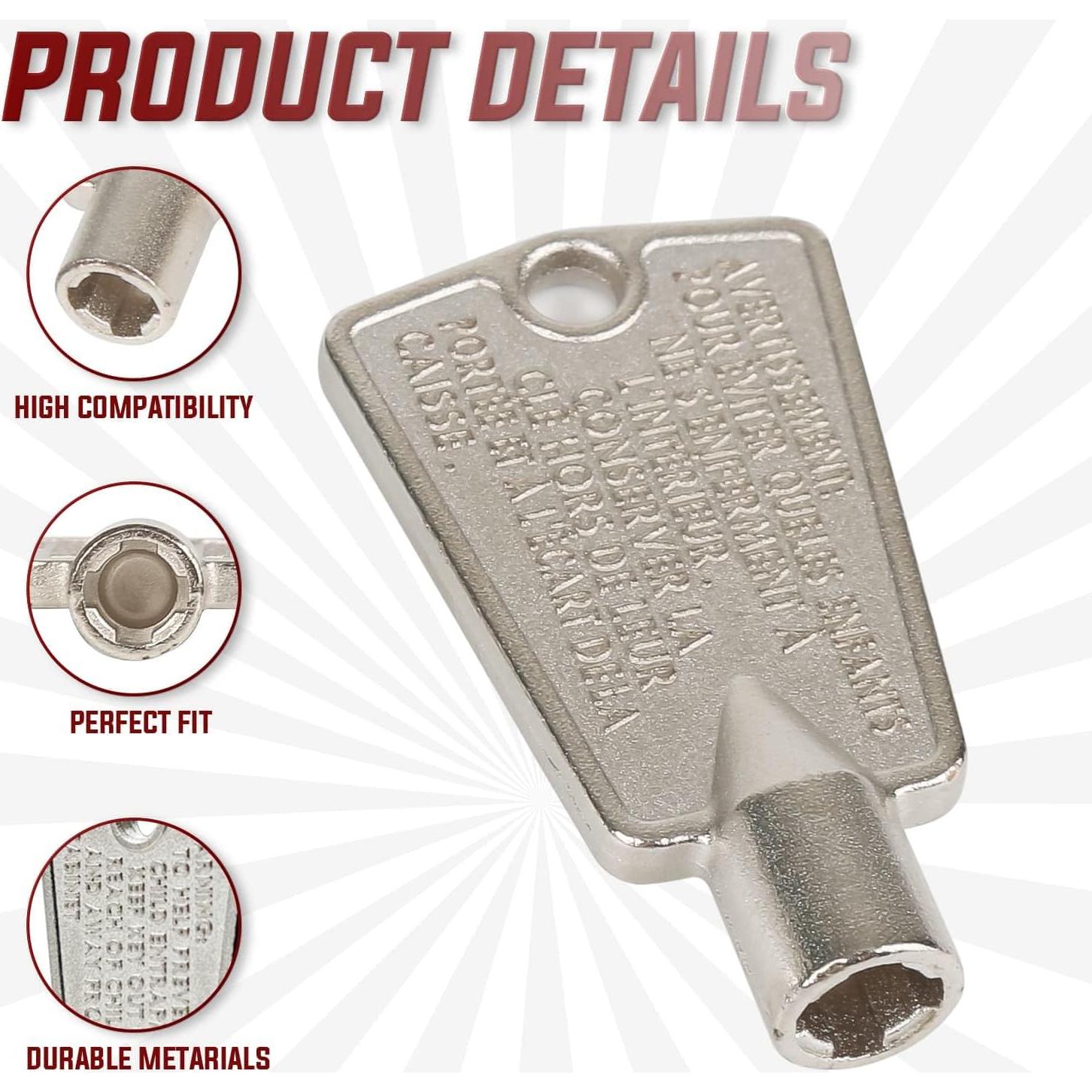 Llaves de Puerta de Congelador Seentech 216702900 - Paquete 2