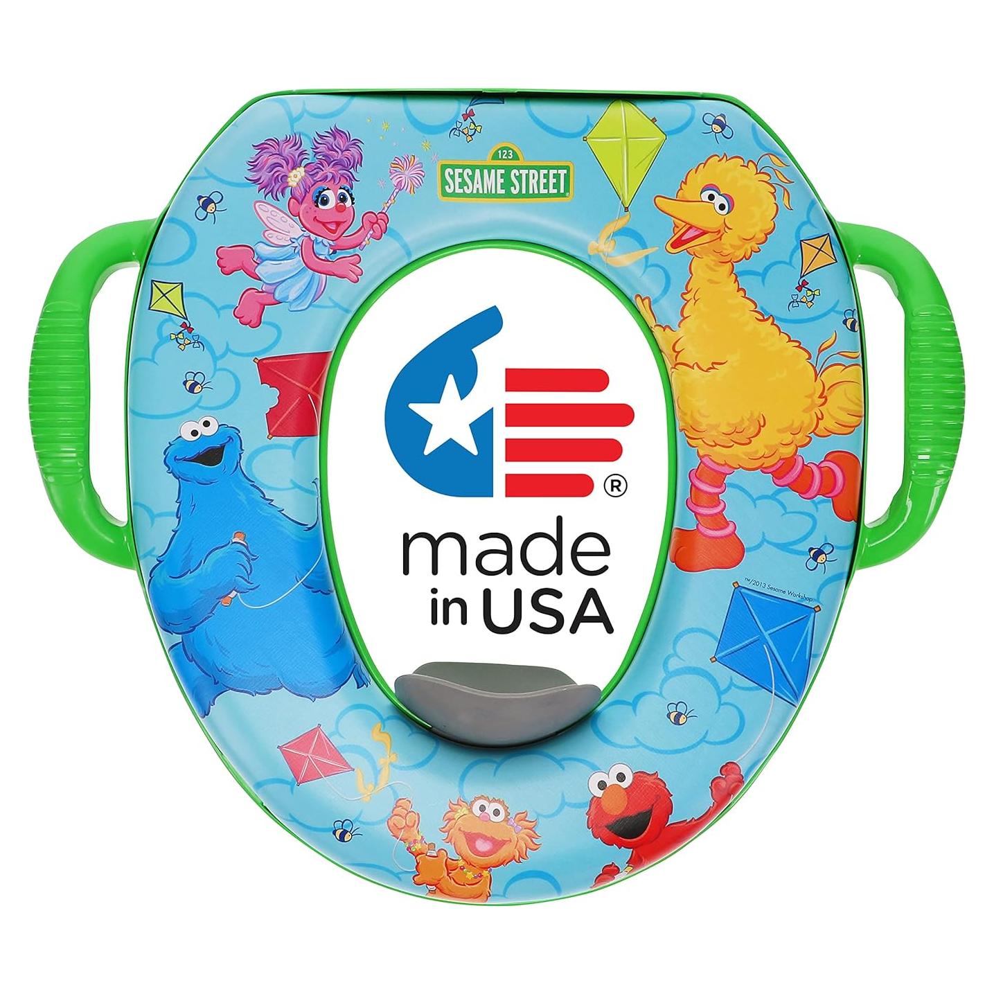 Asiento de Inodoro Suave Sesame Street Vamos a Volar 34cm