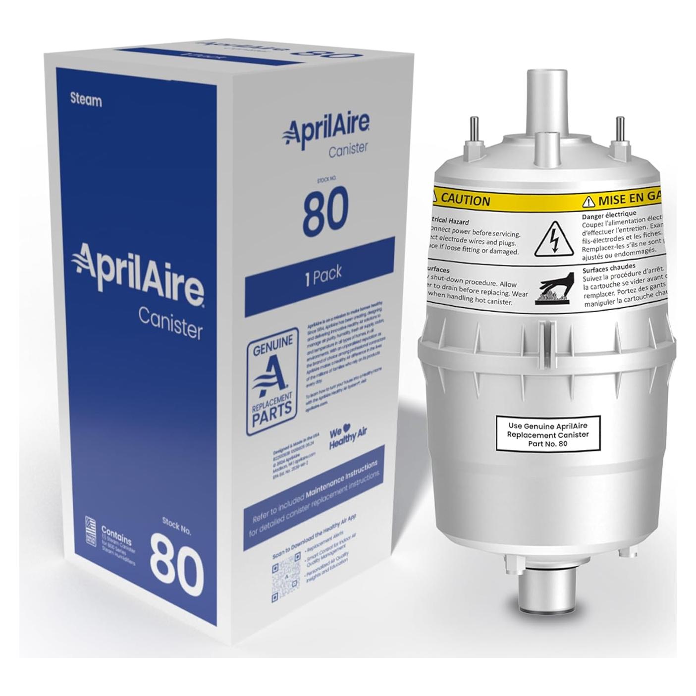 Canister de Reemplazo AprilAire 80 para Humidificadores 800 y 865