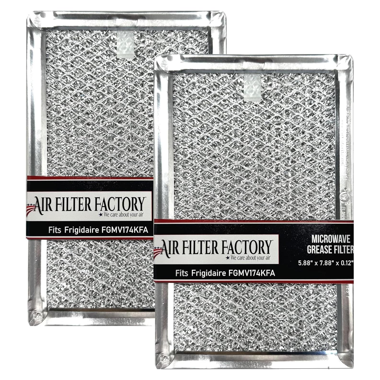 Filtro de Grasa de Aluminio FGMV174KFA para Microondas - Paquete de 2