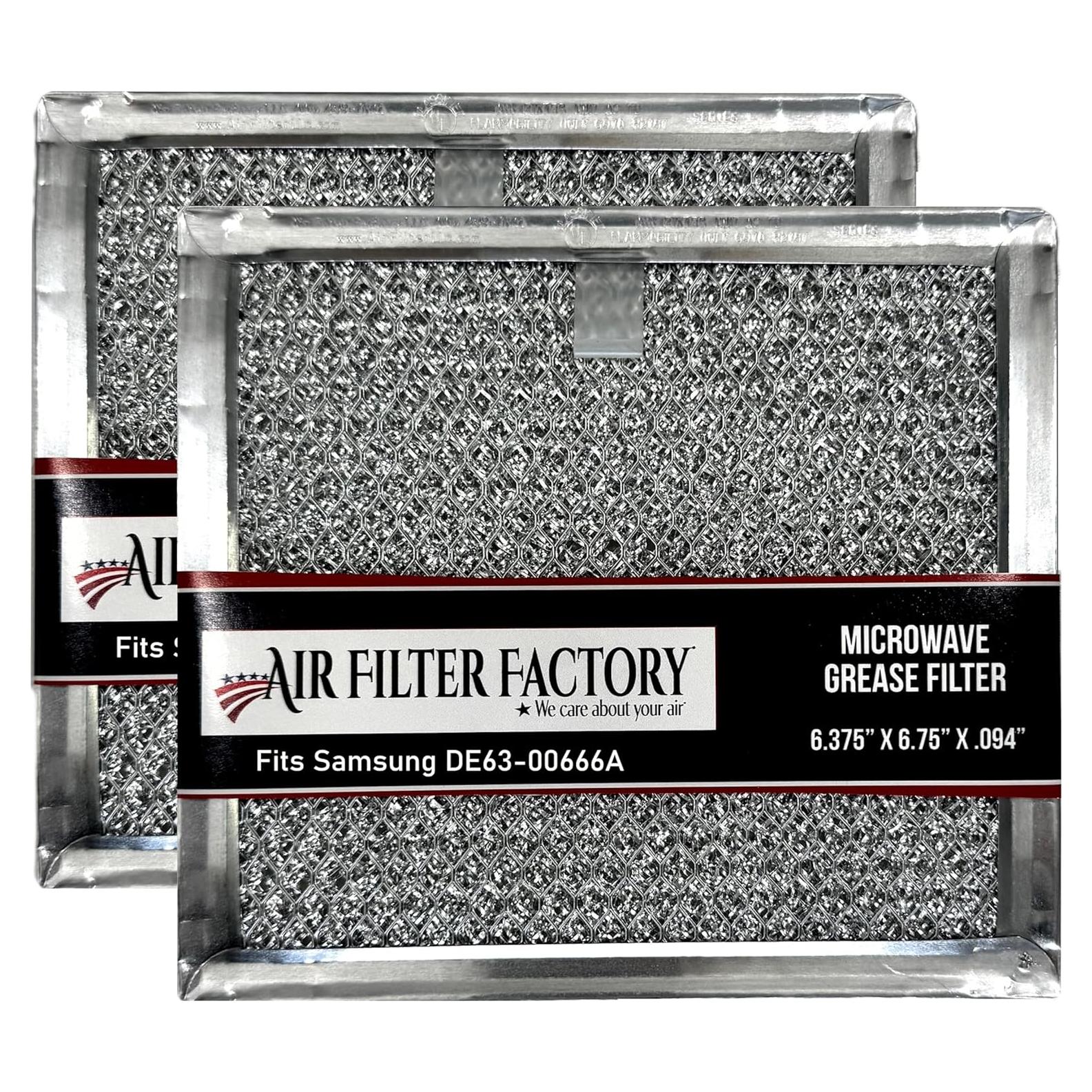 Filtro de Microondas Air Filter Factory DE63-00666A 2-Pack