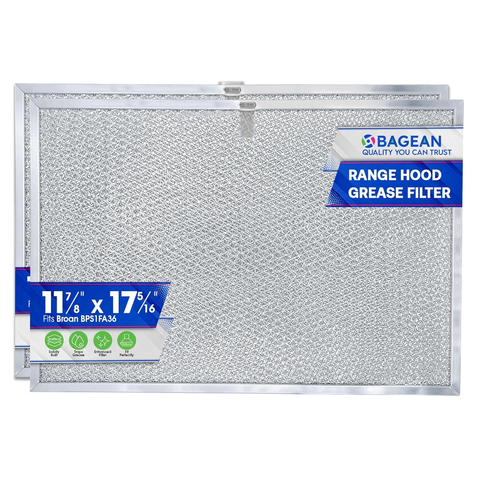 Filtro de Campana Bagean BPS1FA36 30x44 cm Aluminio 2-Pack