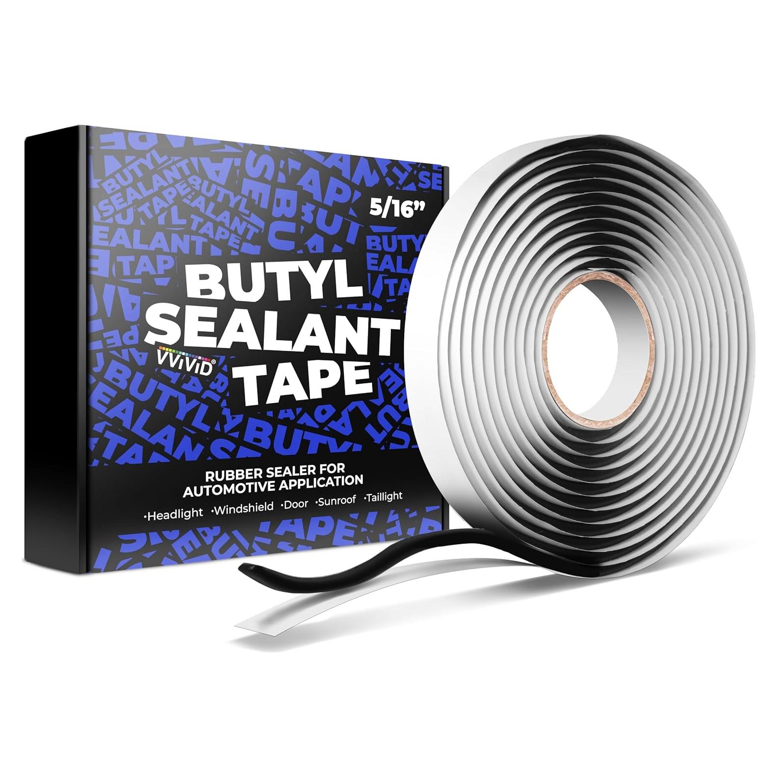 Cinta de Sellado de Butilo VViViD 5.49 m x 0.79 cm para Automóviles