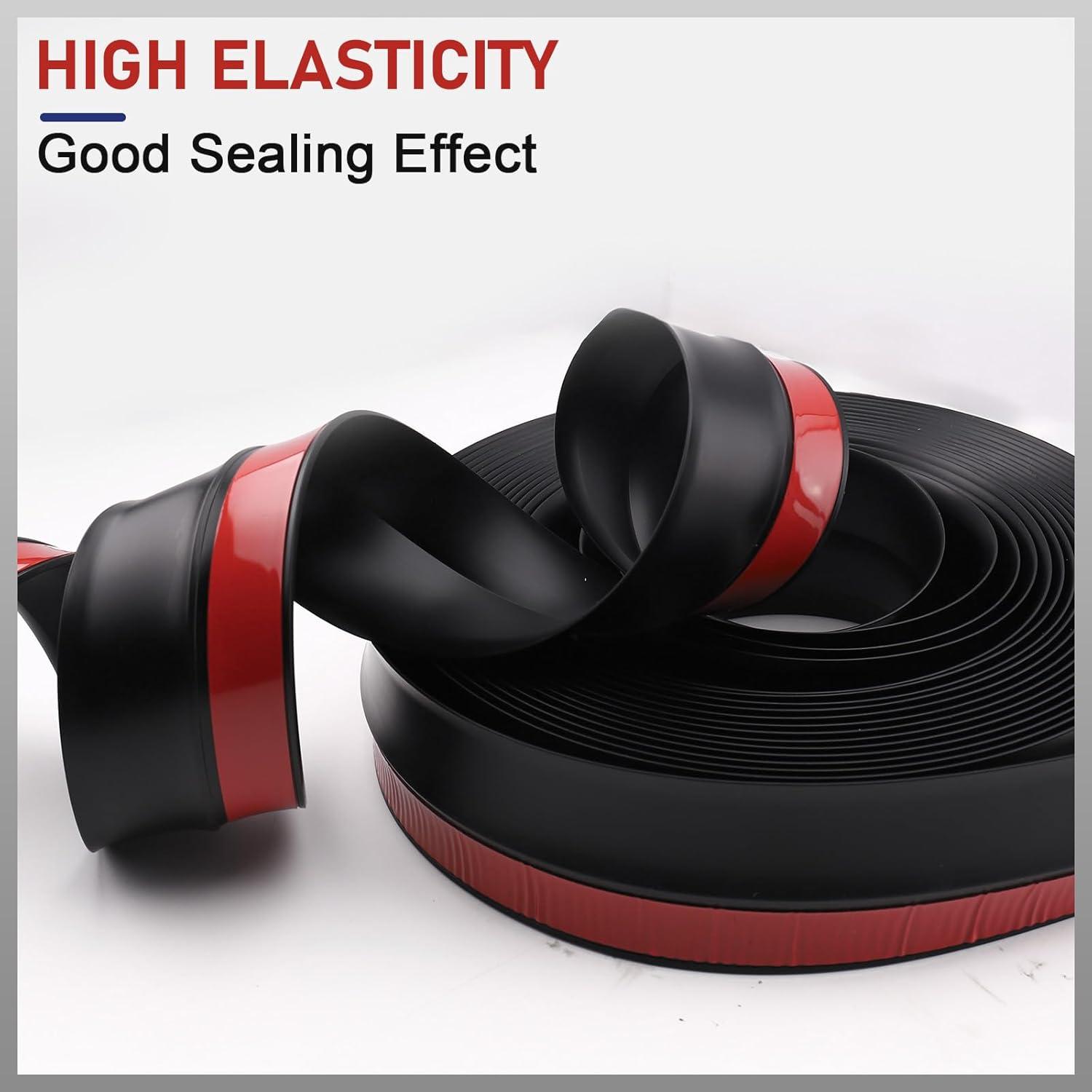 Sello de Puerta de Garaje 40 Pies Alophoty TPE Aislante