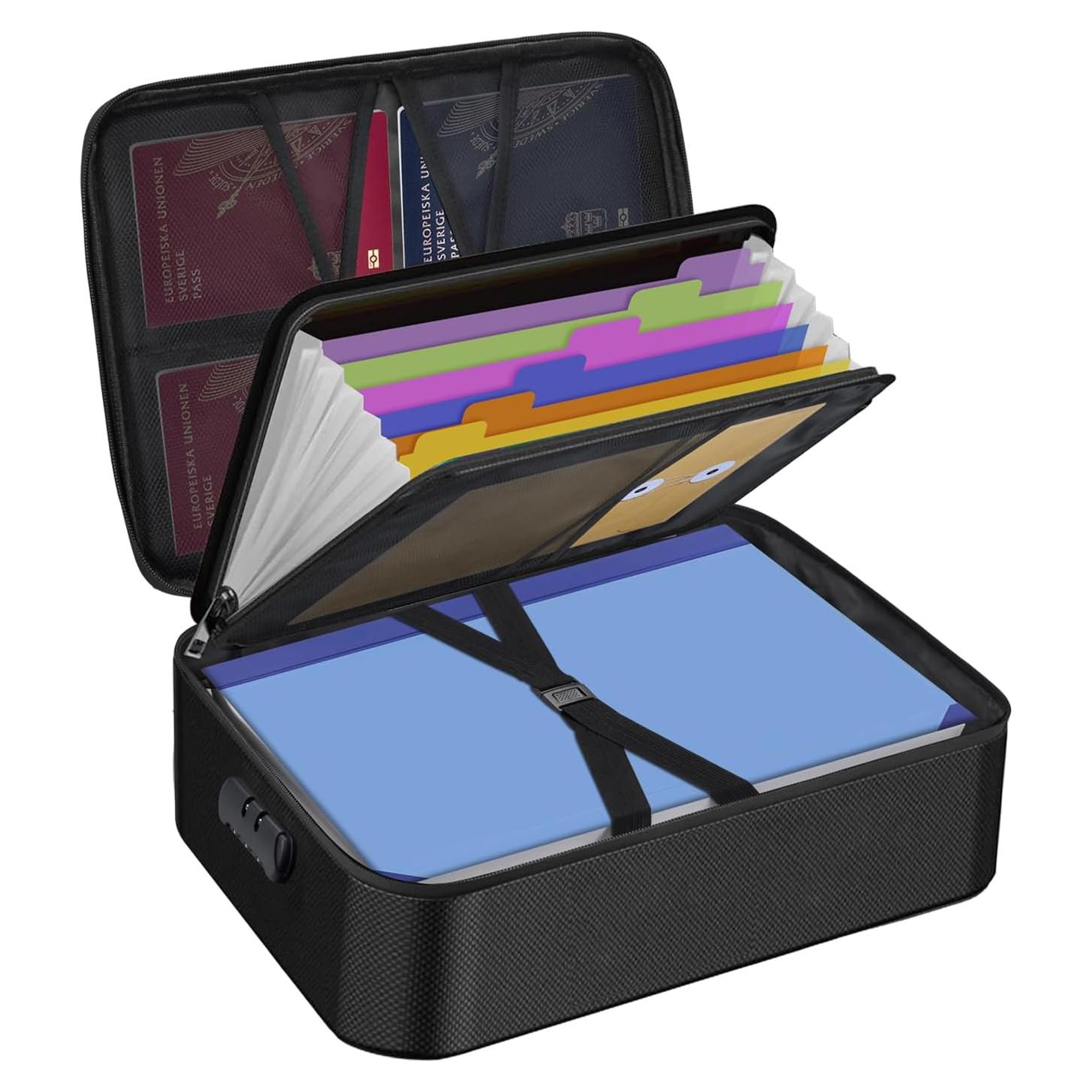 Caja de Seguridad a Prueba de Fuego Schwylth 38x30cm con Cerradura