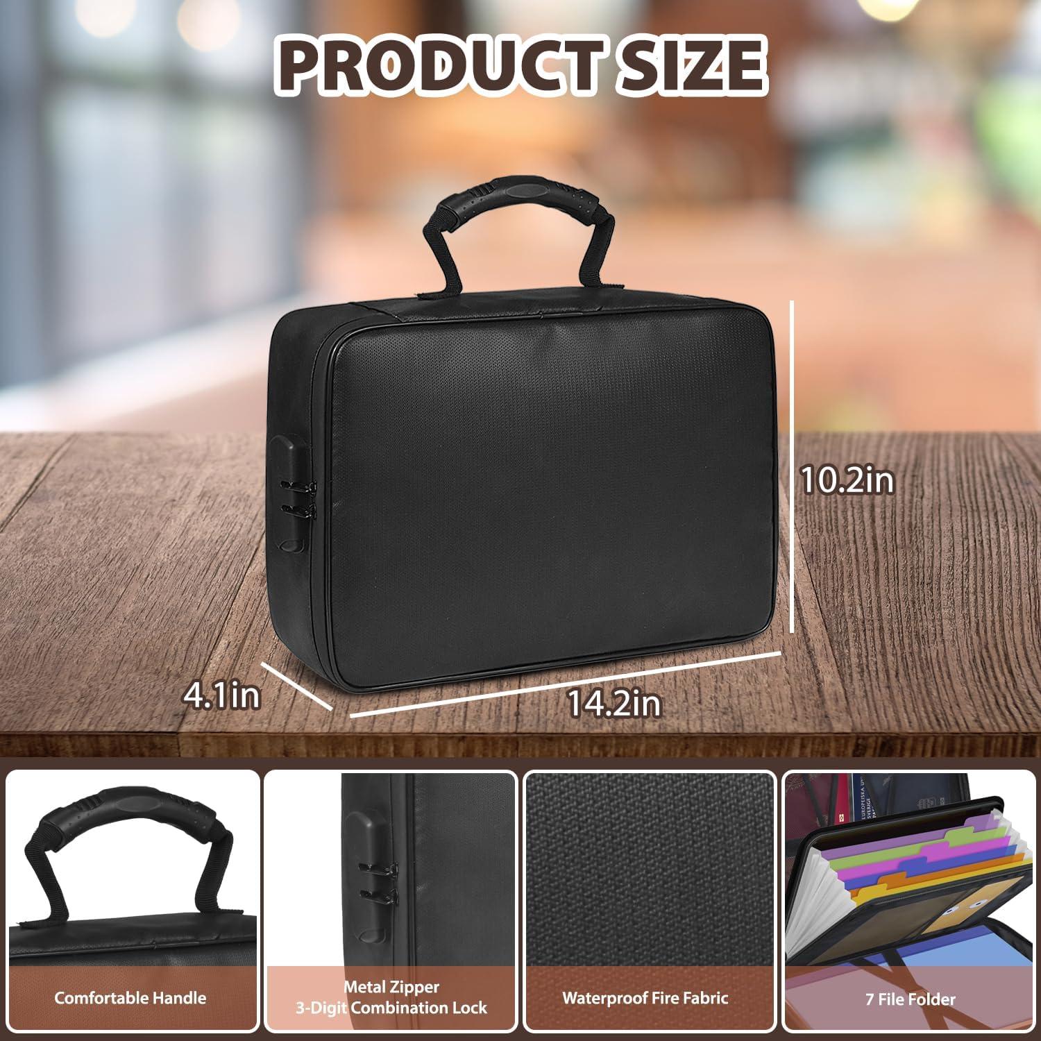 Caja de Seguridad a Prueba de Fuego Schwylth 38x30cm con Cerradura