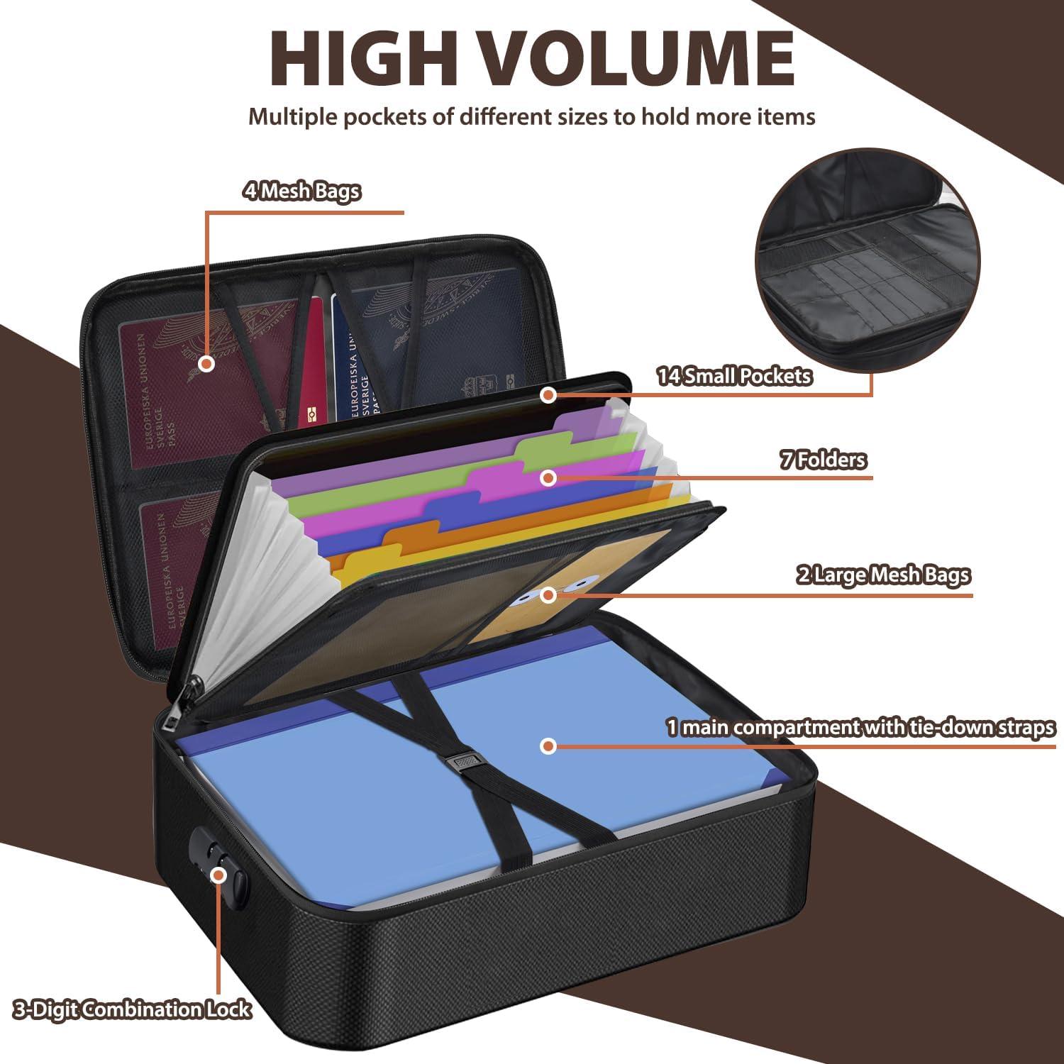 Caja de Seguridad a Prueba de Fuego Schwylth 38x30cm con Cerradura
