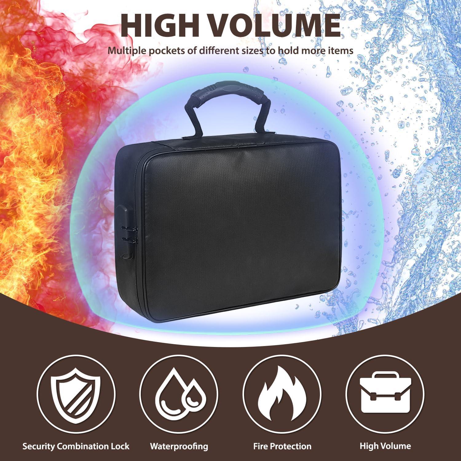 Caja de Seguridad a Prueba de Fuego Schwylth 38x30cm con Cerradura