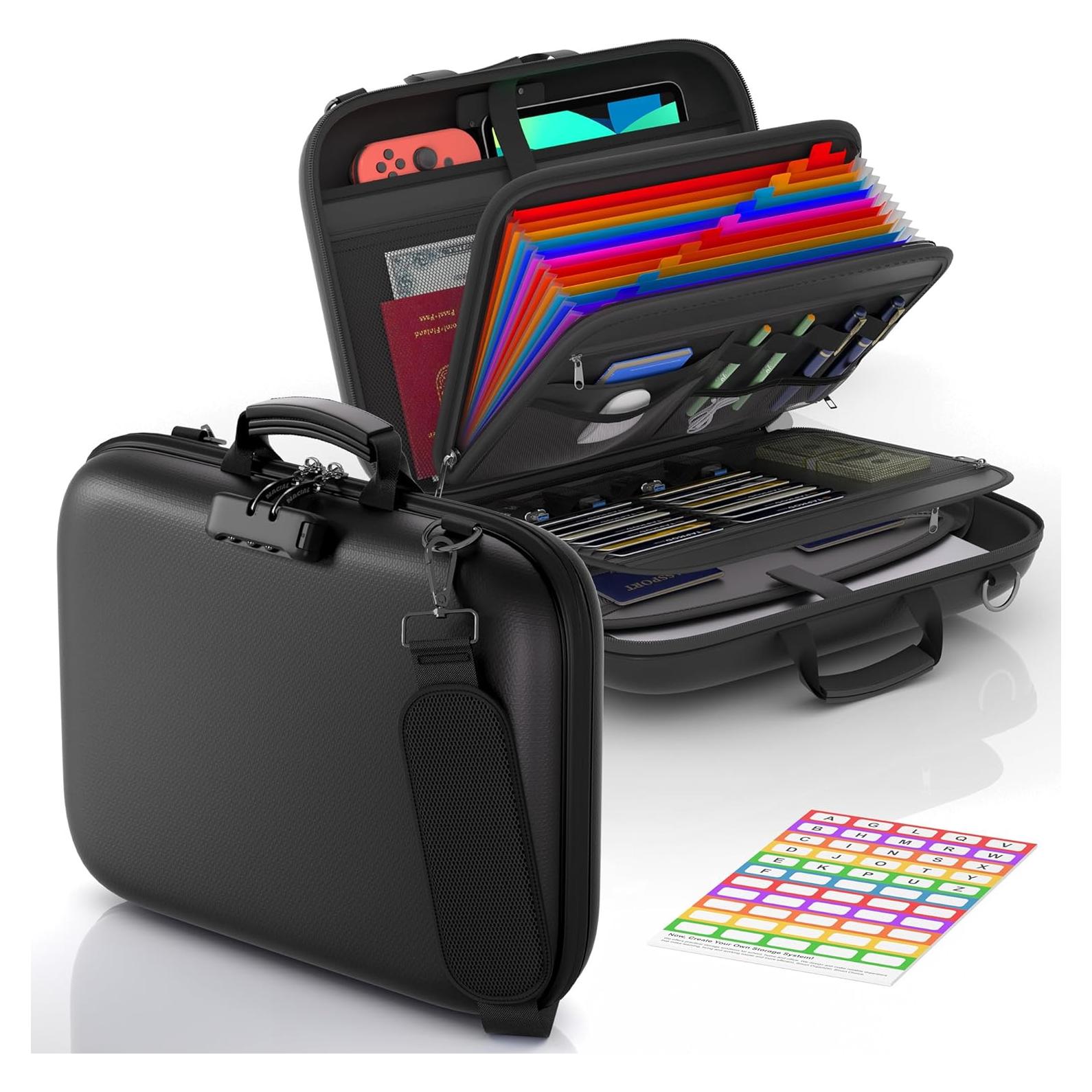 Caja de Documentos a Prueba de Fuego Nacial 39.1x30cm con Cerradura