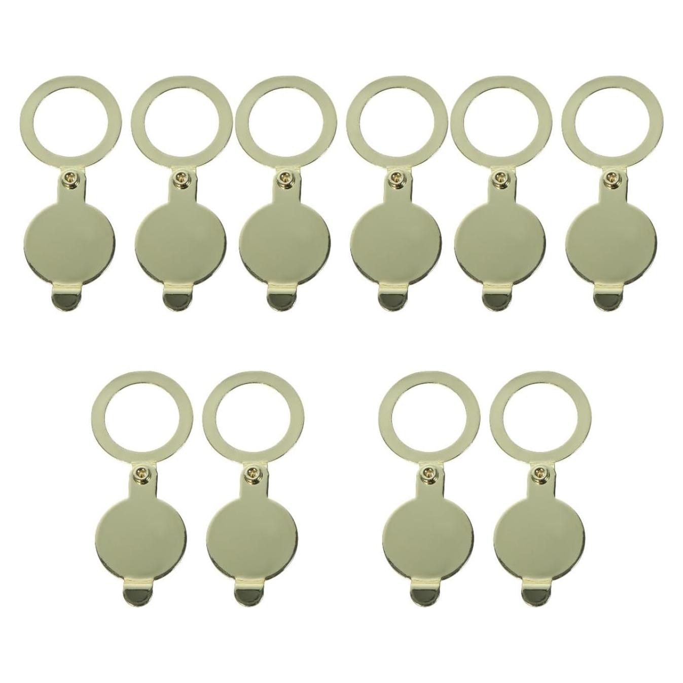 Cubiertas de Mirilla de Cobre 10 Pcs para Puerta - Privacidad