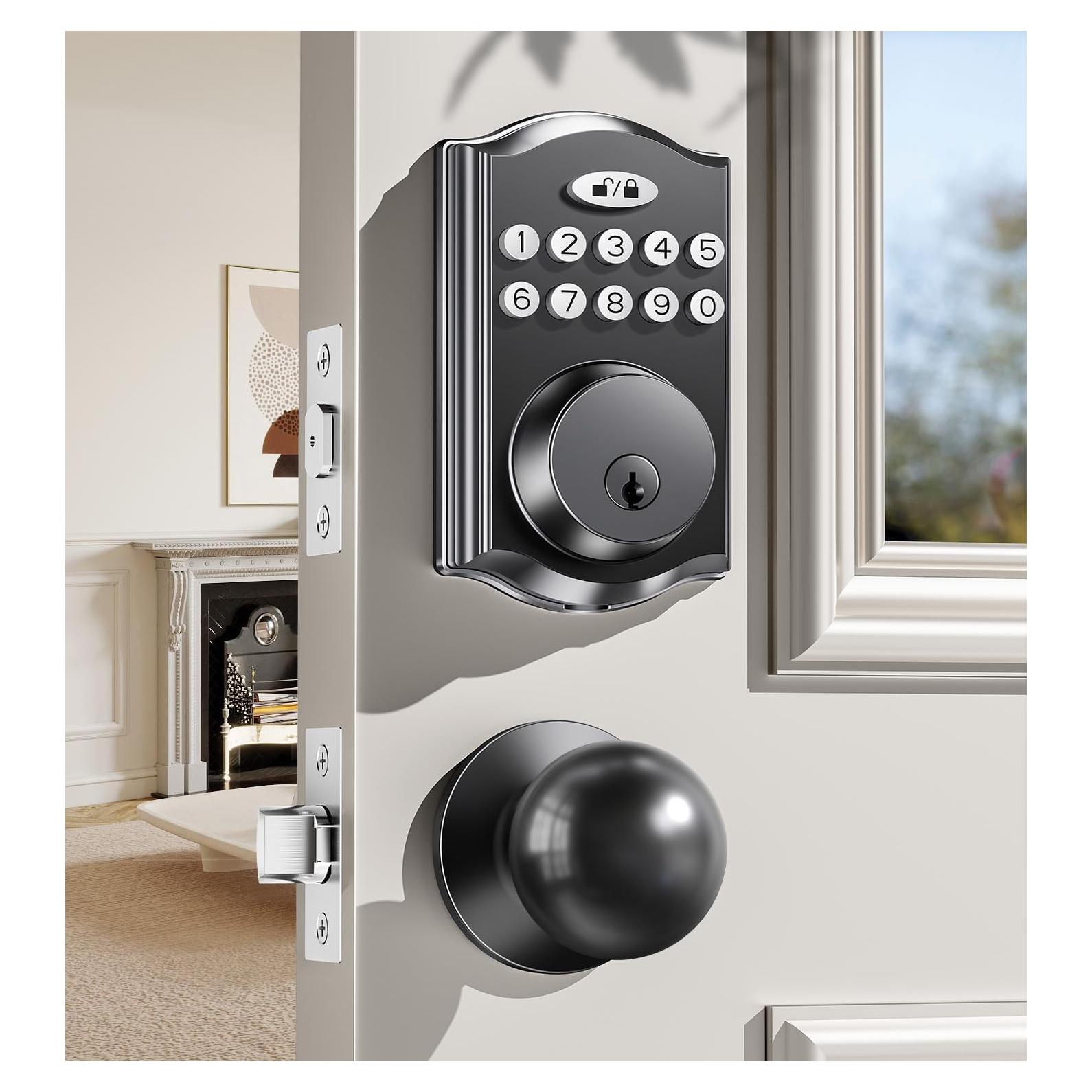 Cerradura Electrónica Zafano DT1211 con Teclado y Perillas