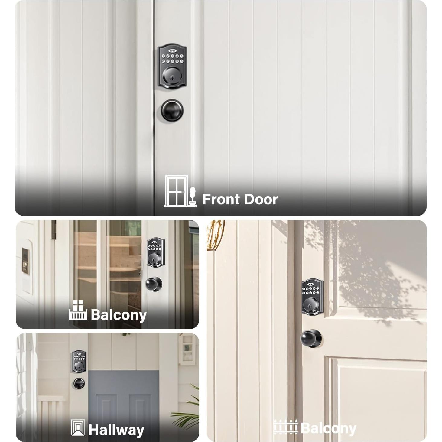 Cerradura Electrónica Zafano DT1211 con Teclado y Perillas