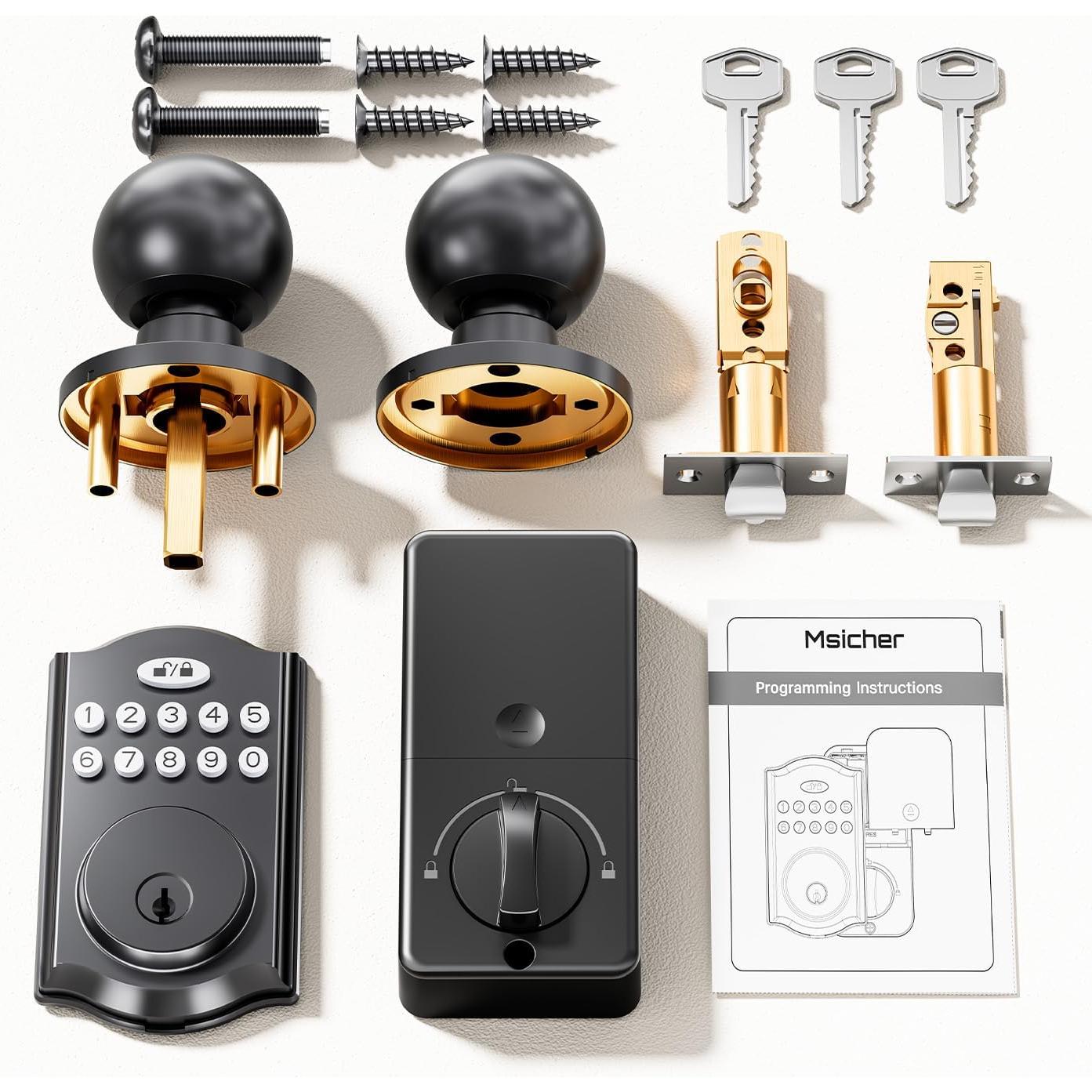 Cerradura Electrónica Zafano DT1211 con Teclado y Perillas