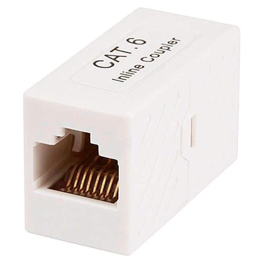 Acoplador Modular RJ45 Cat6 Monoprice Blanco 8P8C