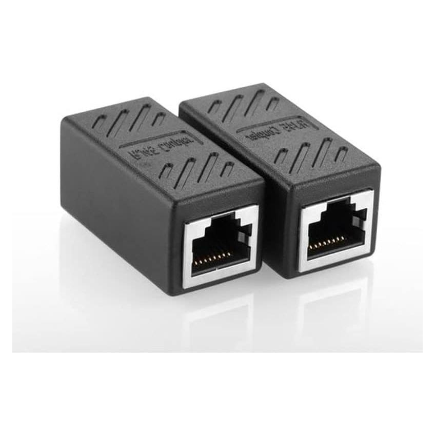Conector Acoplador RJ45 FANTIA Cat6A 2 Pcs Extensión Ethernet