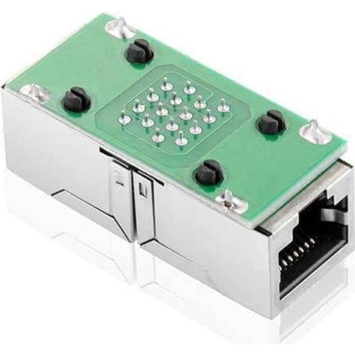 Conector Acoplador RJ45 FANTIA Cat6A 2 Pcs Extensión Ethernet