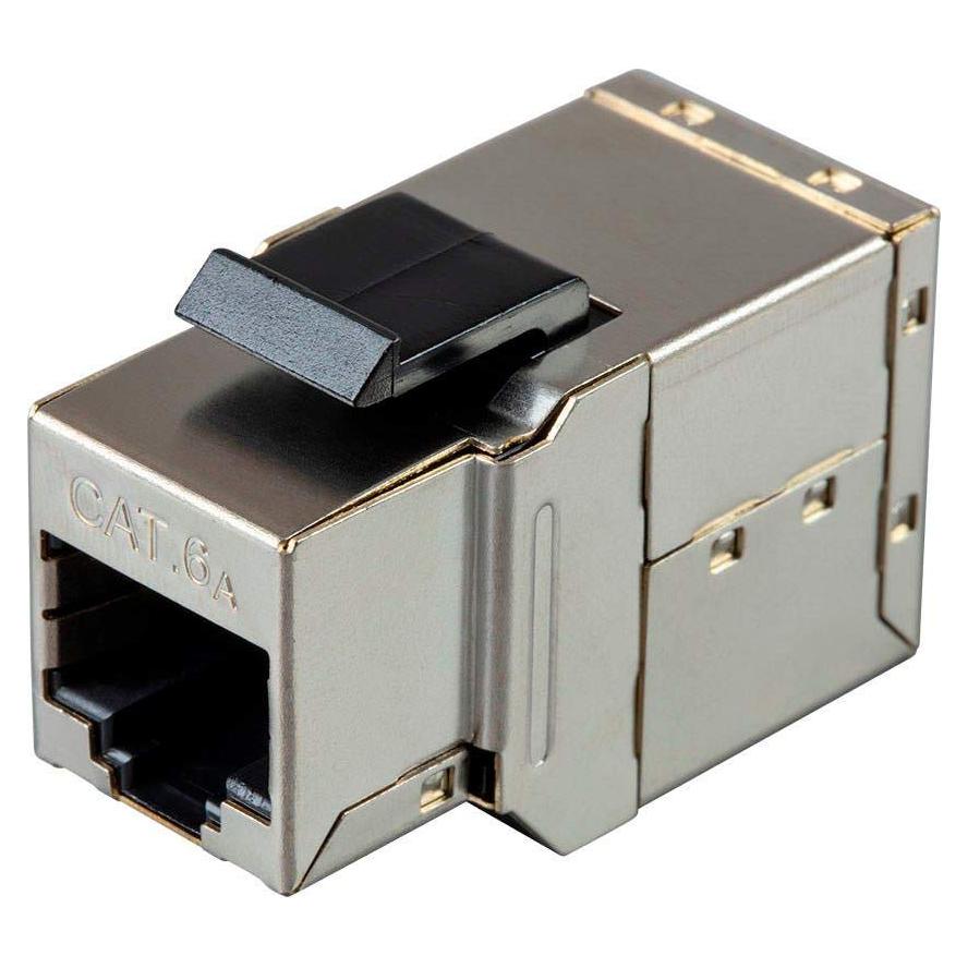 Acoplador RJ45 Cat6A Blindado Monoprice 10G - Extensor Red