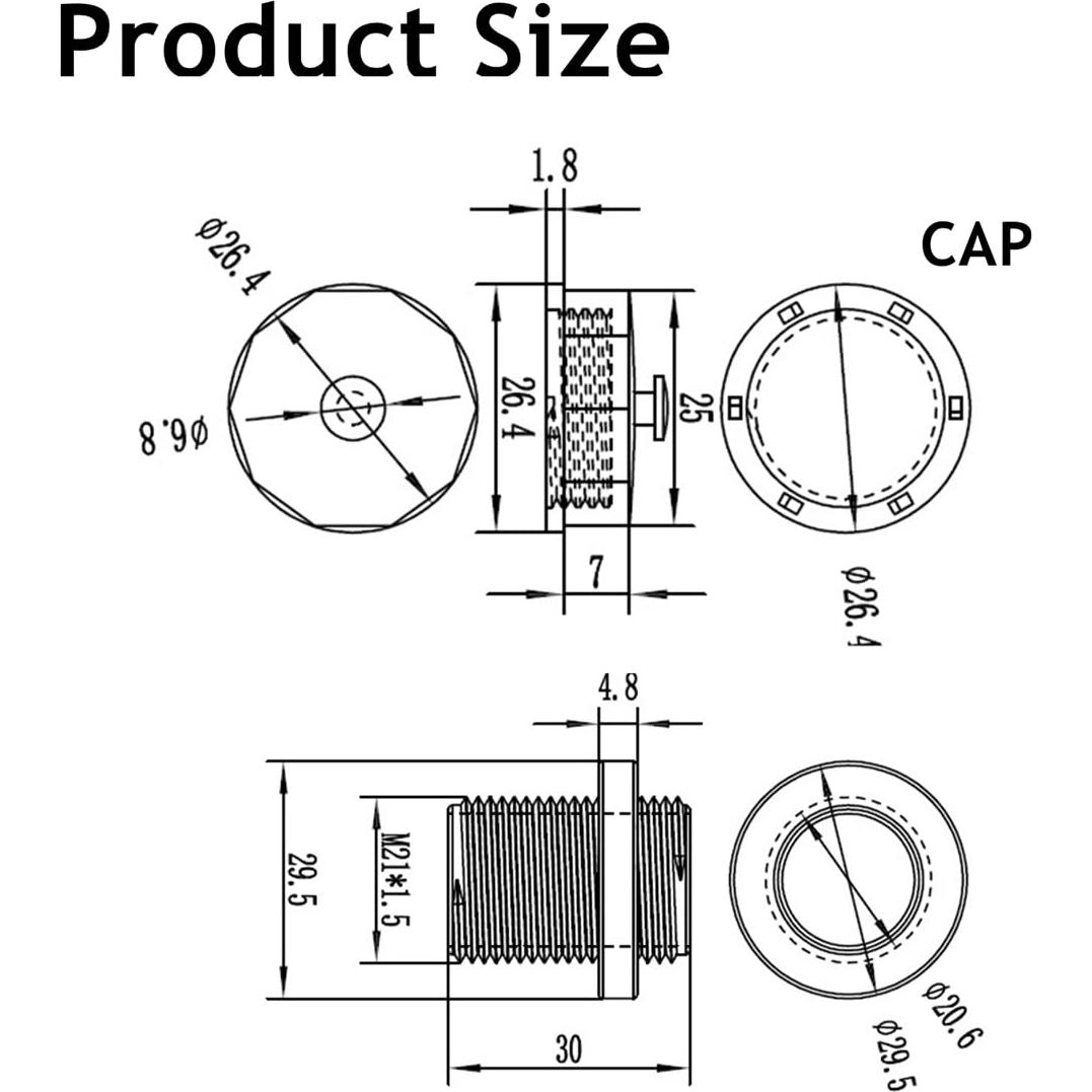 Acoplador RJ45 Hembrado a Hembrado PENGLIN IP67 CAT6