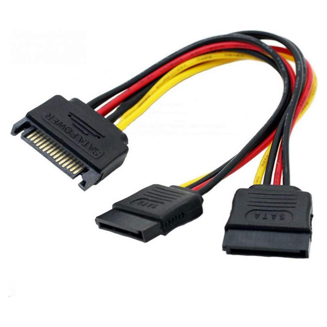 Adaptador Y-Splitter SATA 15 pines ANRANK para Disco Duro