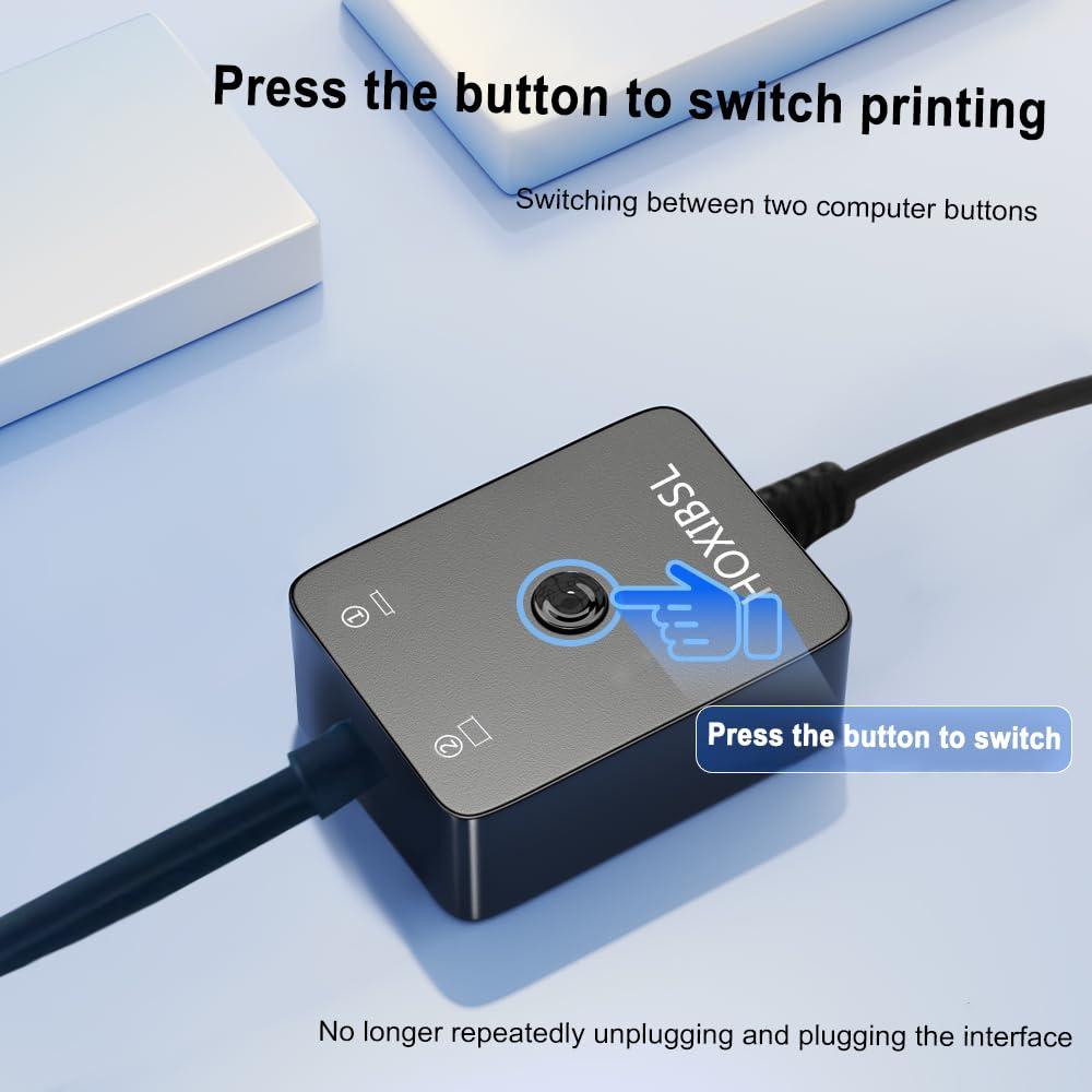 Cable Divisor USB 2 en 1 HOXIBSL 4.5M con Interruptor