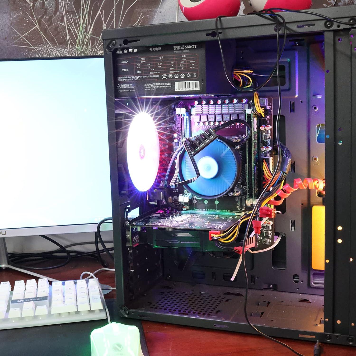 Cable de Extensión de Ventilador PWM 1 a 5 ThreeBulls 40 cm