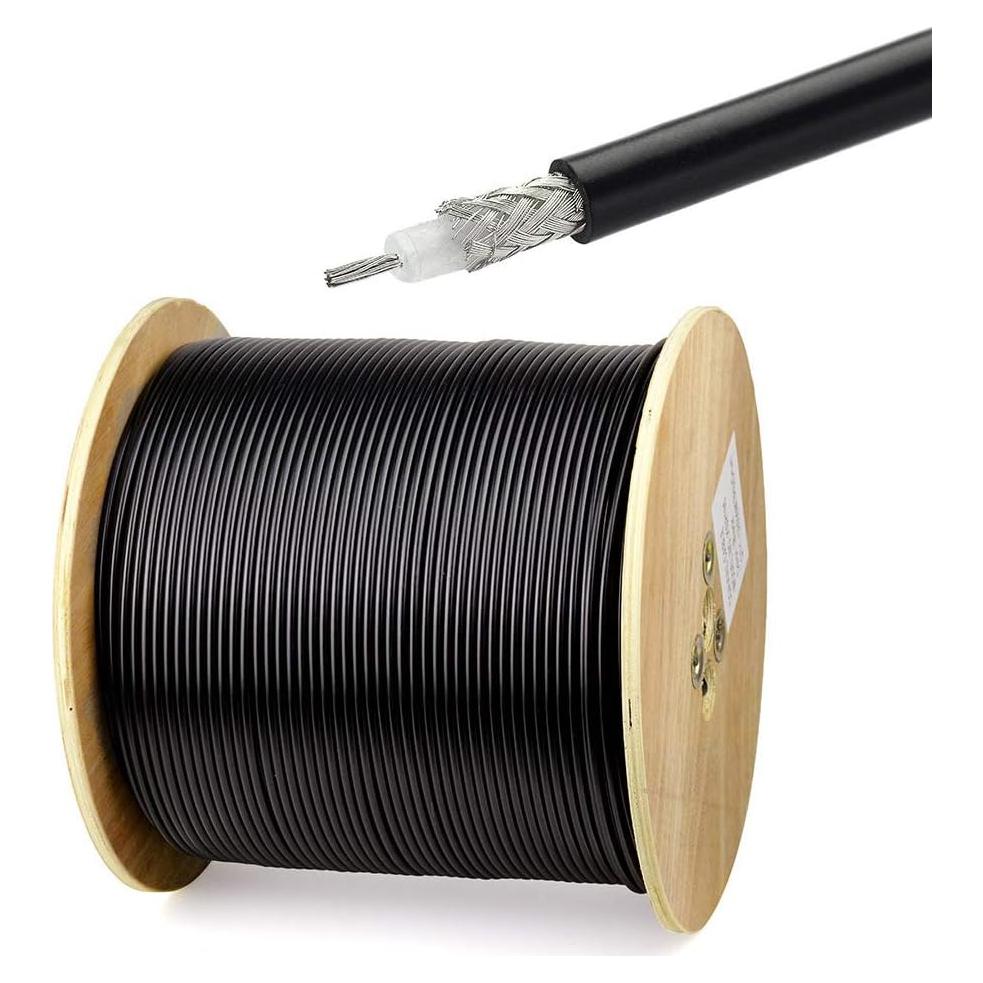Cable Coaxial RG58 Superbat 6.09m 50 Ohm Antena Router