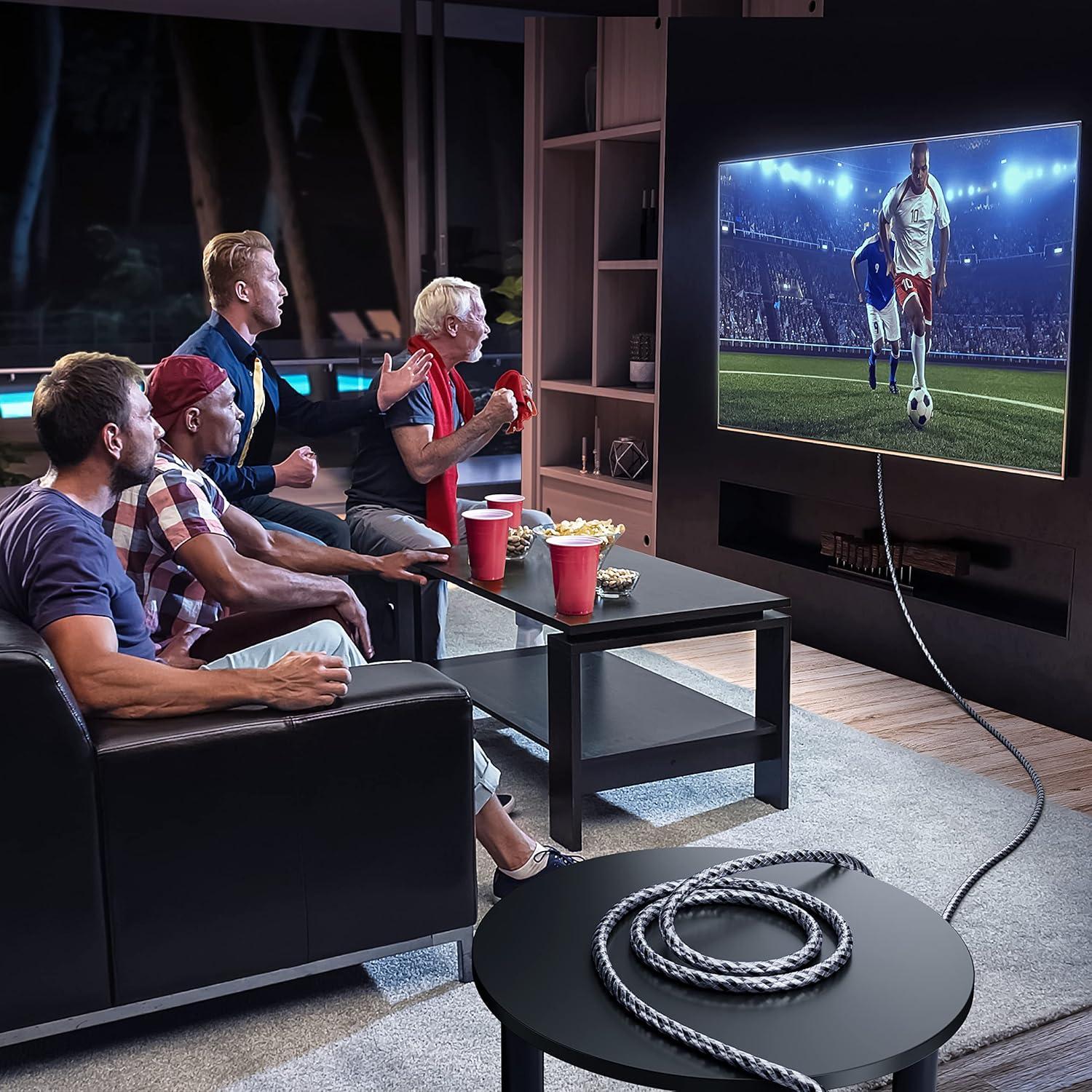 Cable Coaxial RG6 Maximm 0.91m Trenzado Nylon 3 Paquete