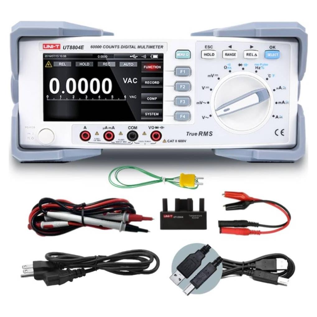 Multímetro Digital UNI-T UT8804E 200000 Cuentas 4.3" TFT