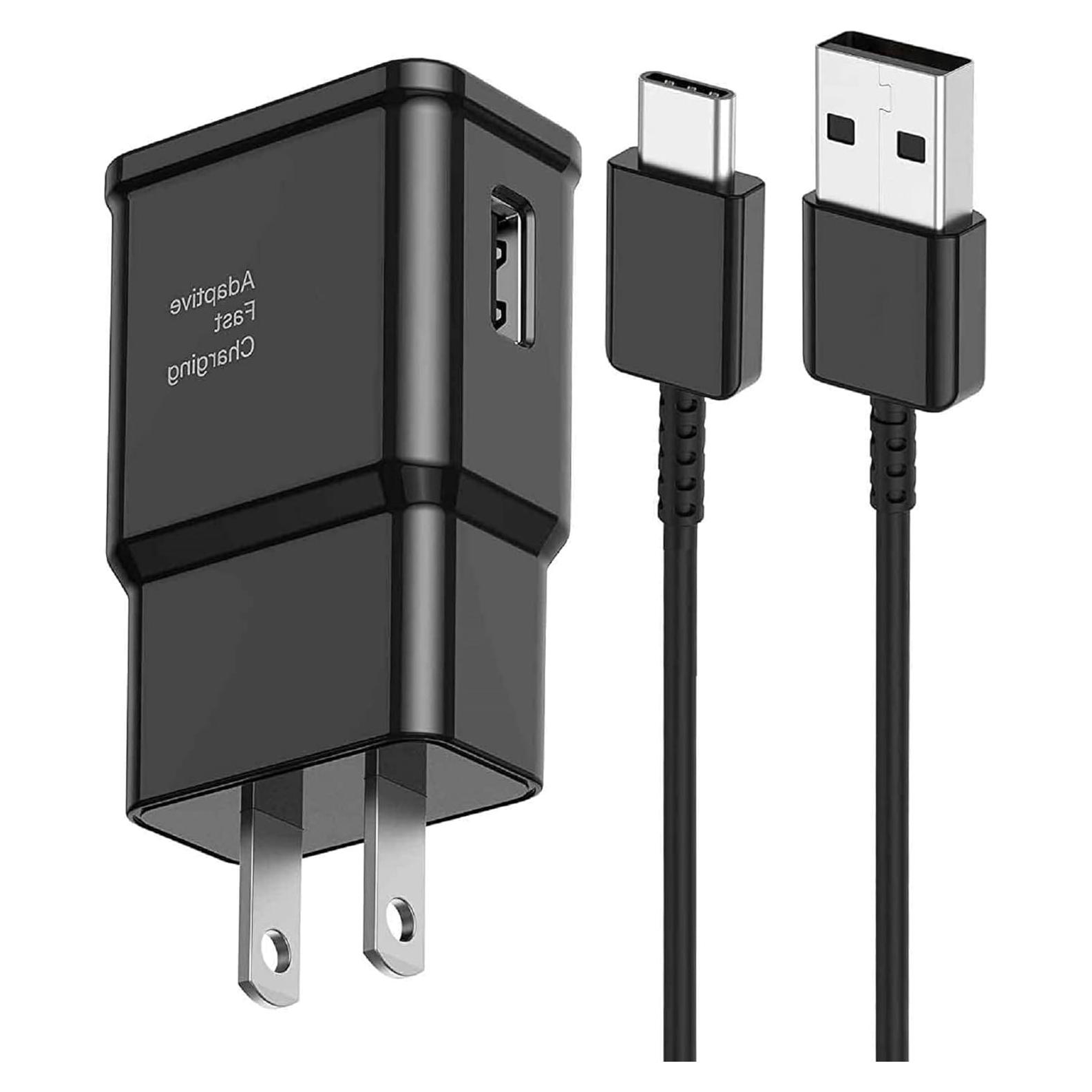 Cargador Rápido USB-C 15W con Cable 2m para Samsung y Google